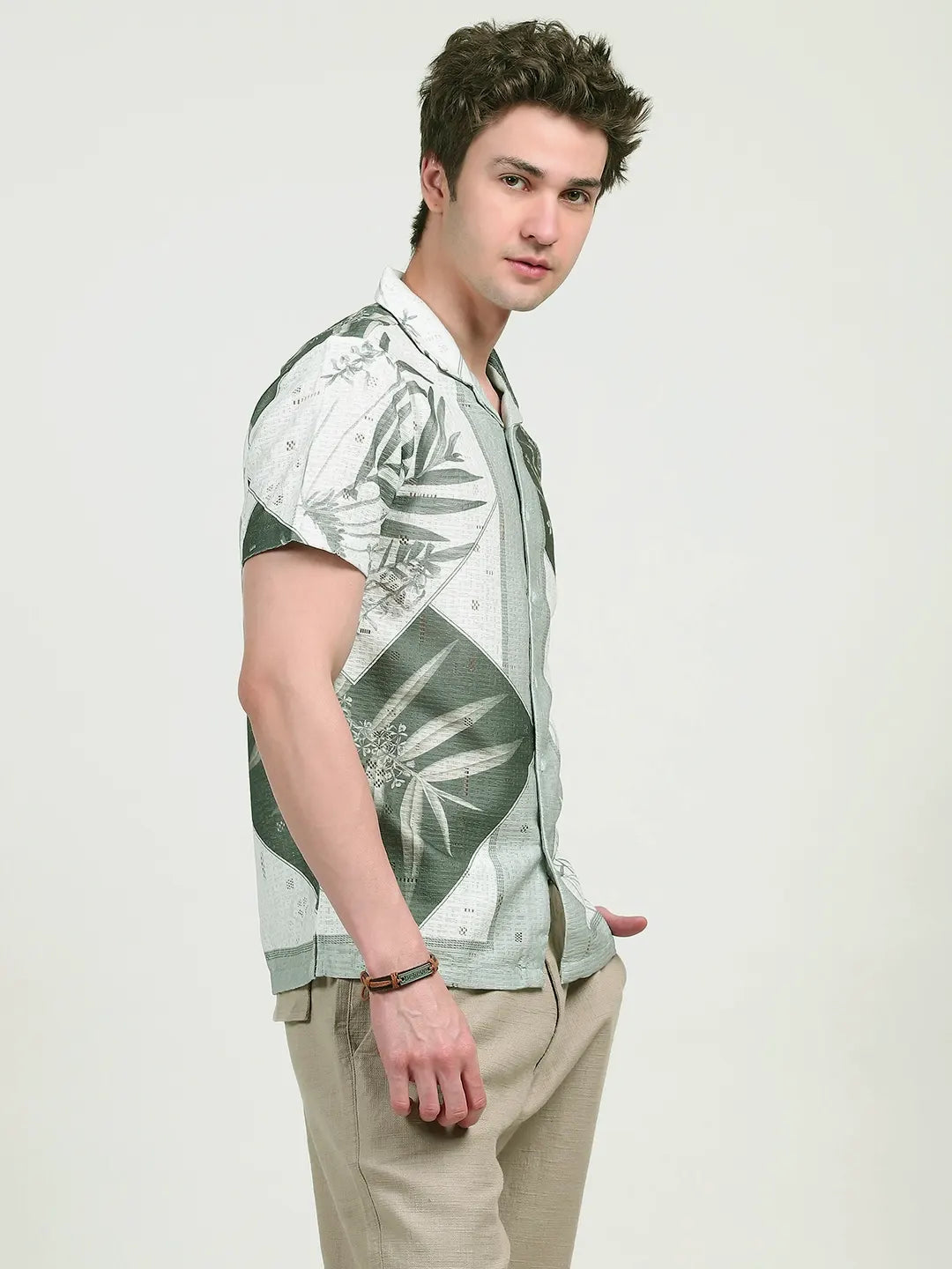 Printed Polyester Casual Shirt