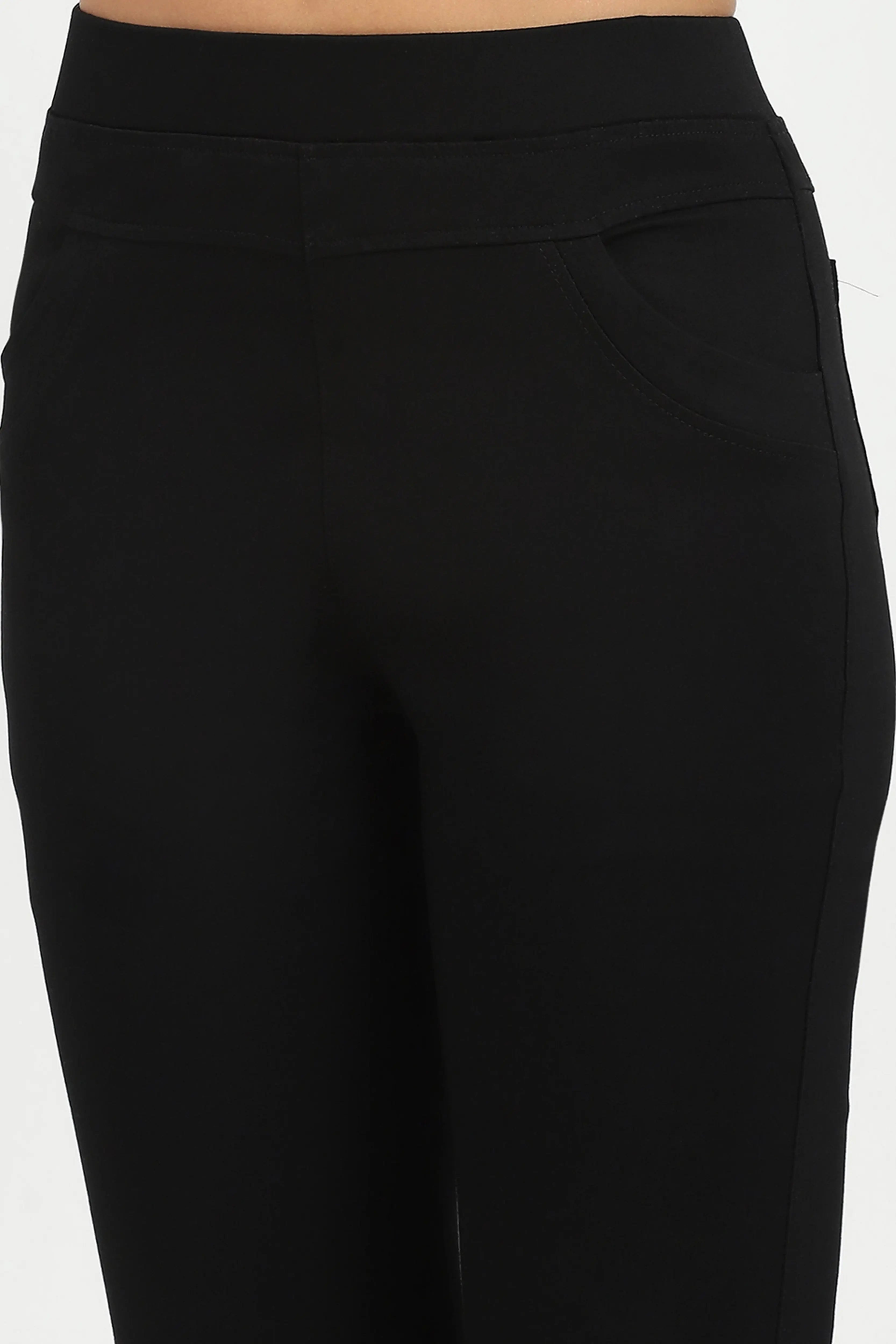 Black Ultra Stretchable Jegging