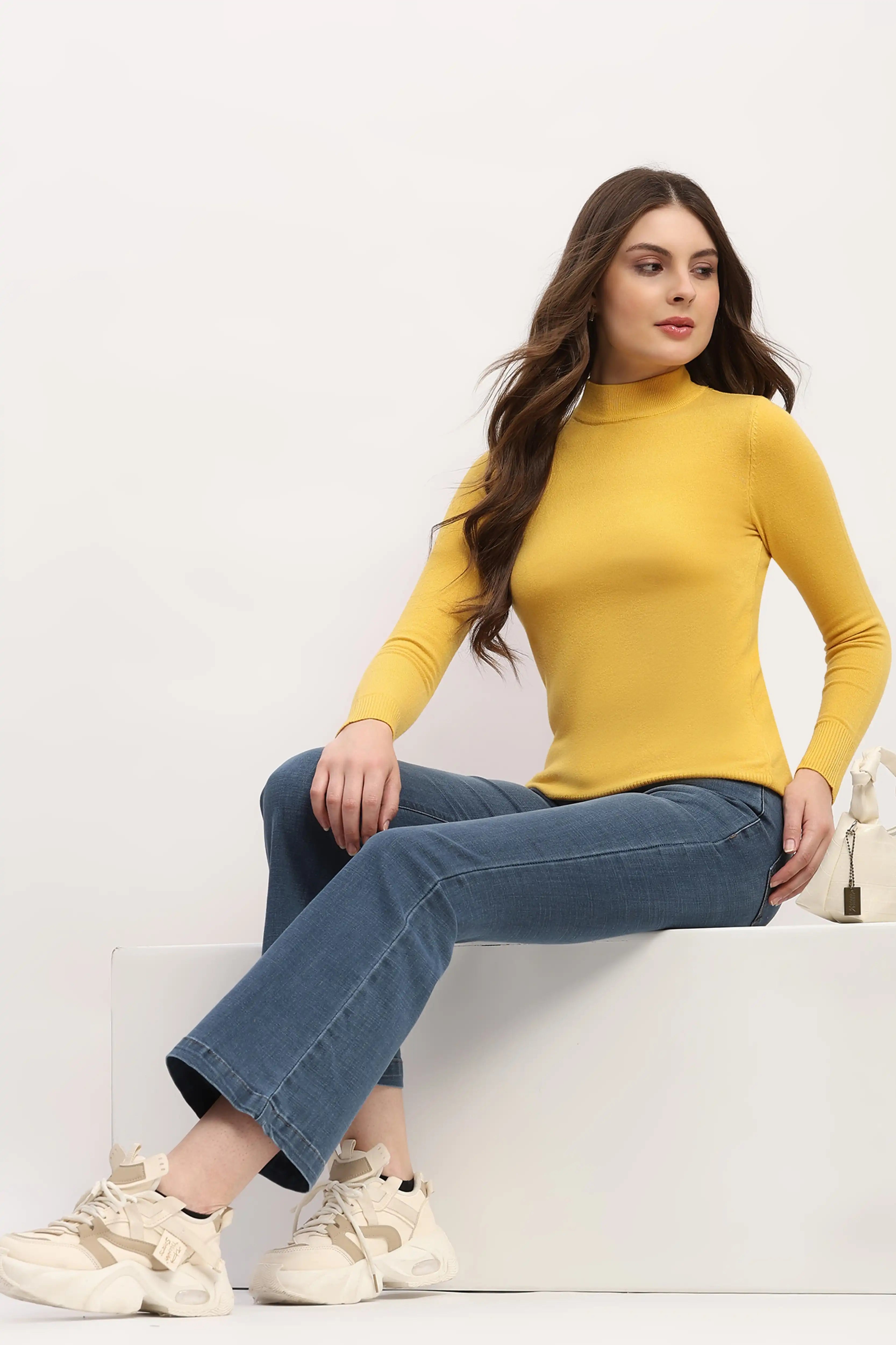 Blue Bootcut Jeans