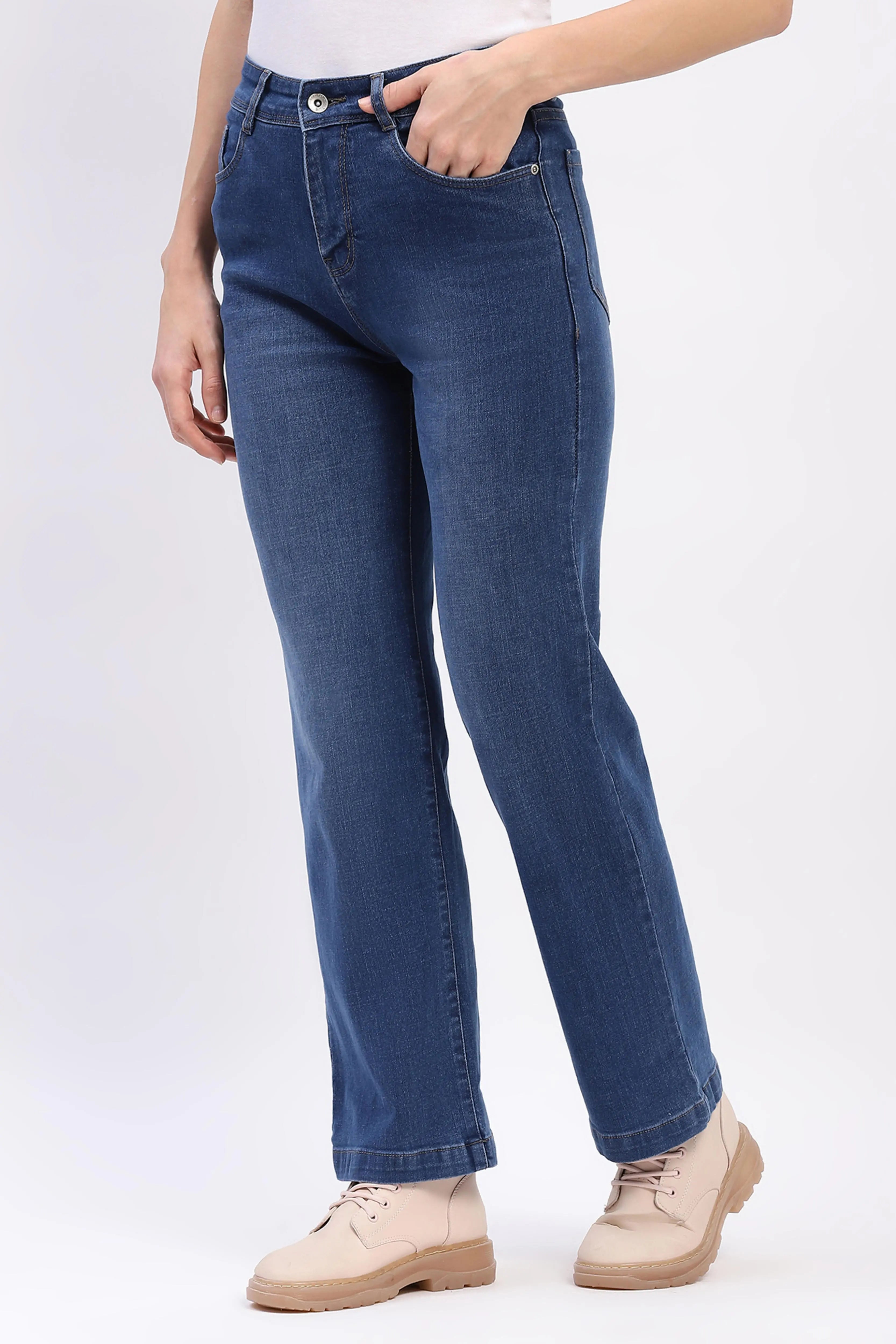 Blue Straight Jeans - Global Republic