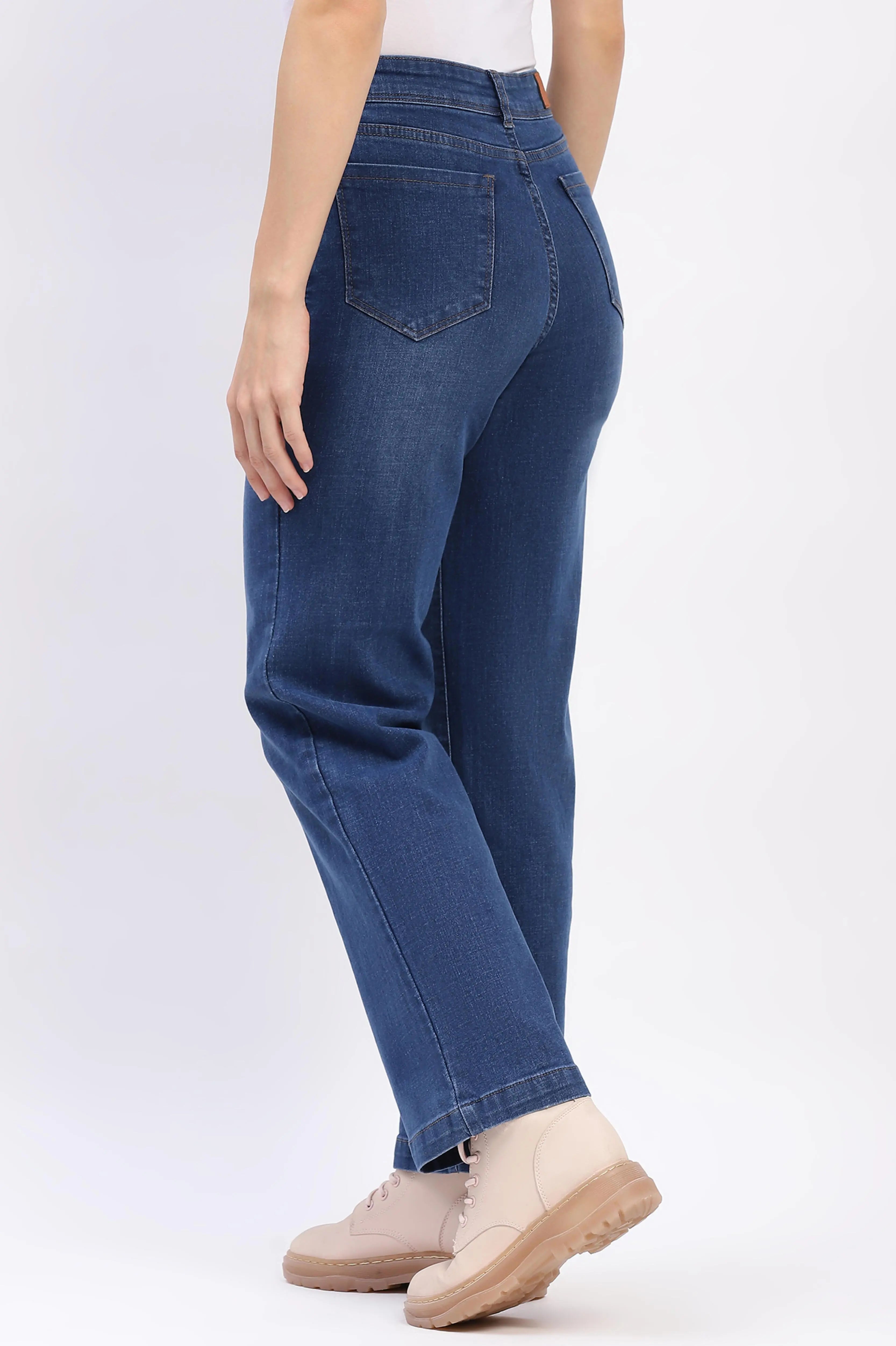 Blue Straight Jeans - Global Republic