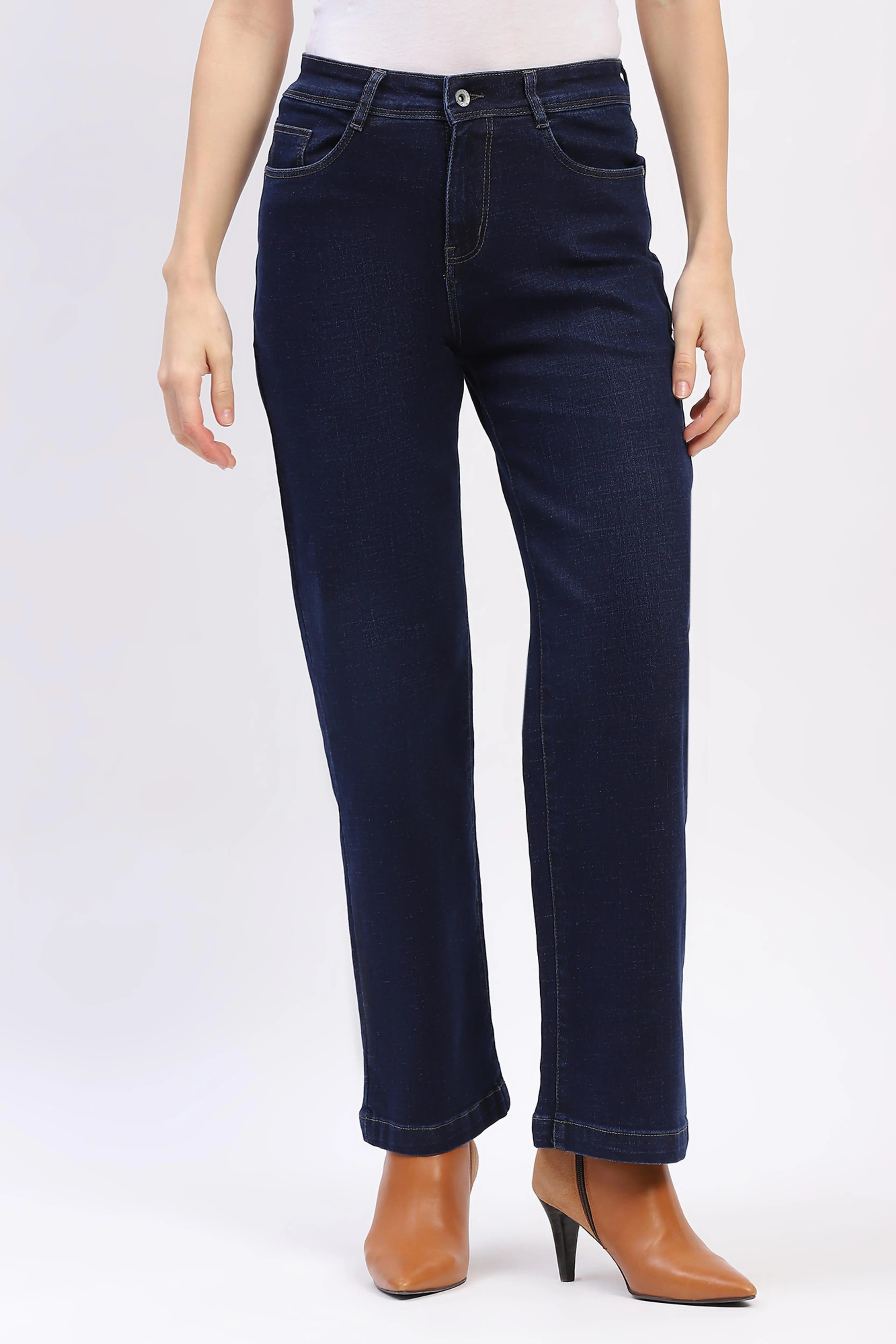 Blue Straight Jeans - Global Republic