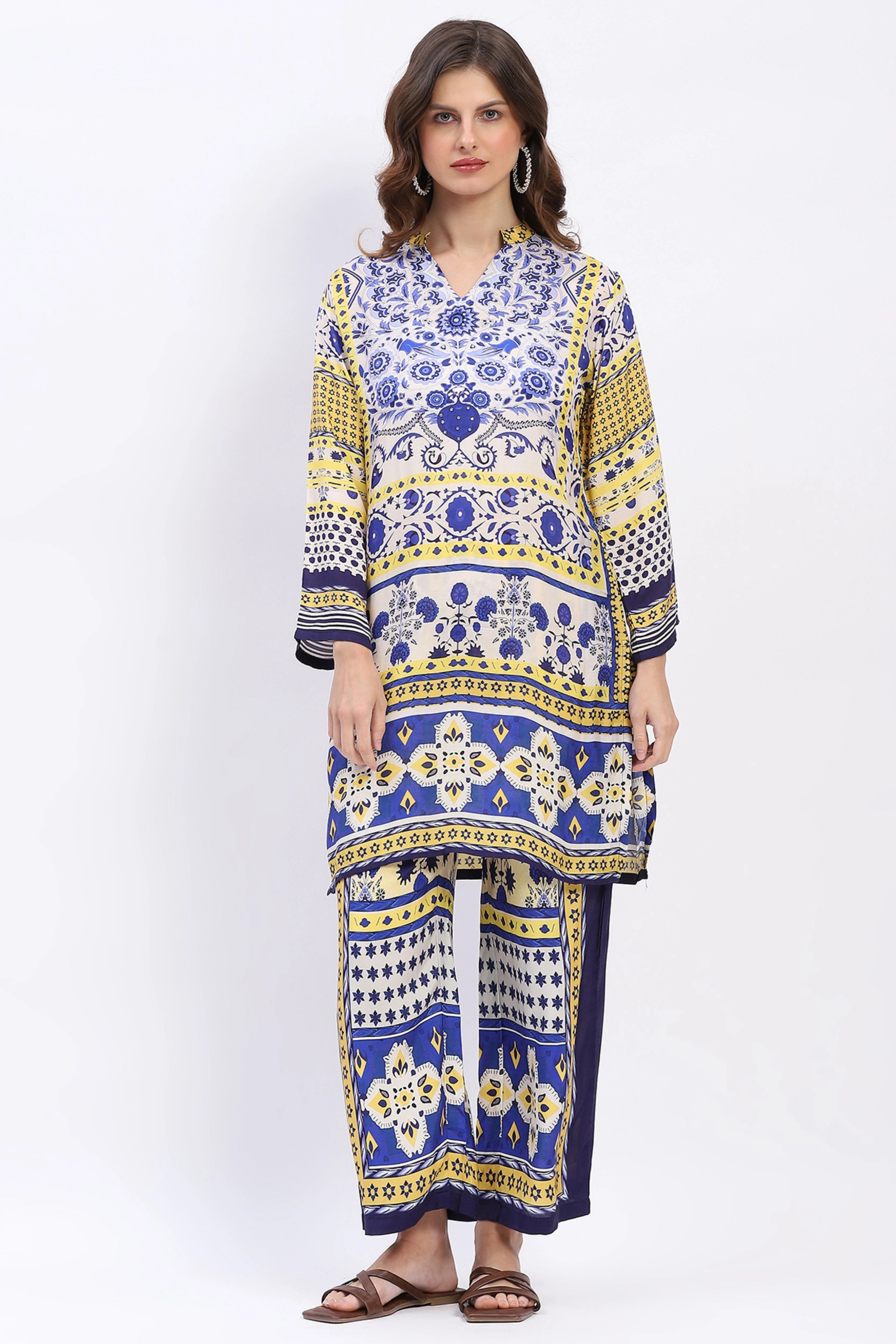 Embellished Modal Kurta Set