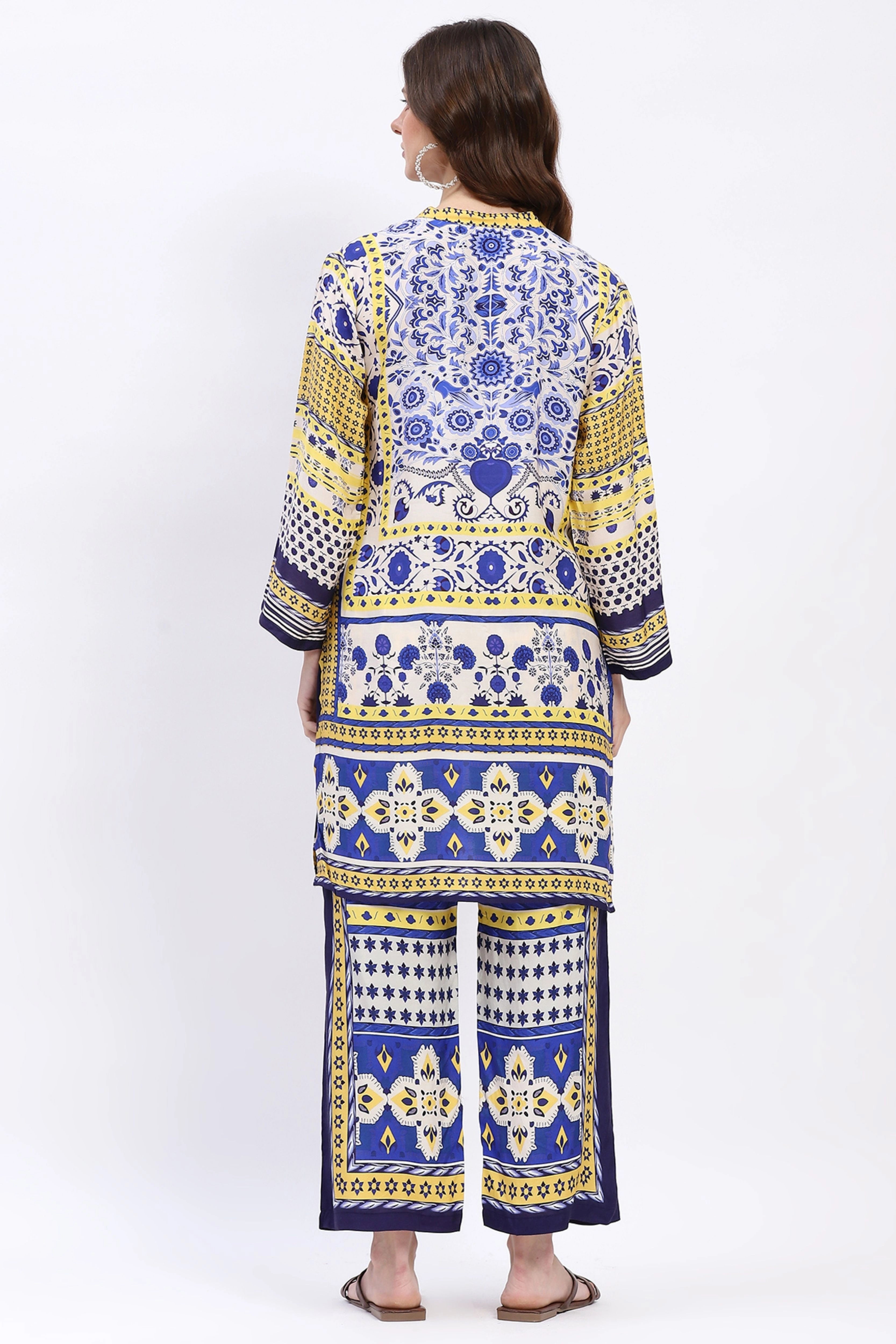 Embellished Modal Kurta Set - Global Republic