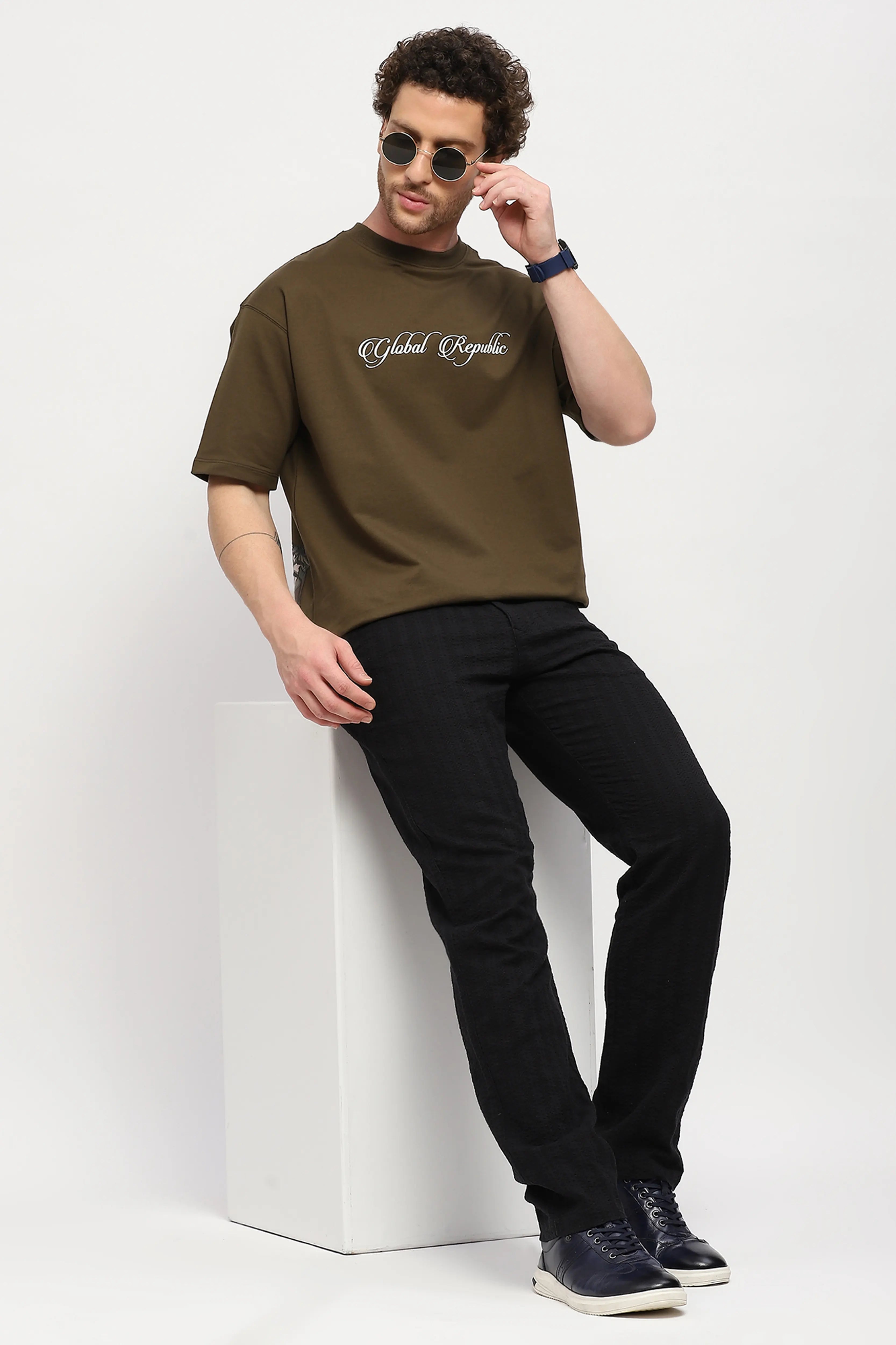Urban Edge Oversized Graphic Tee - Global Republic