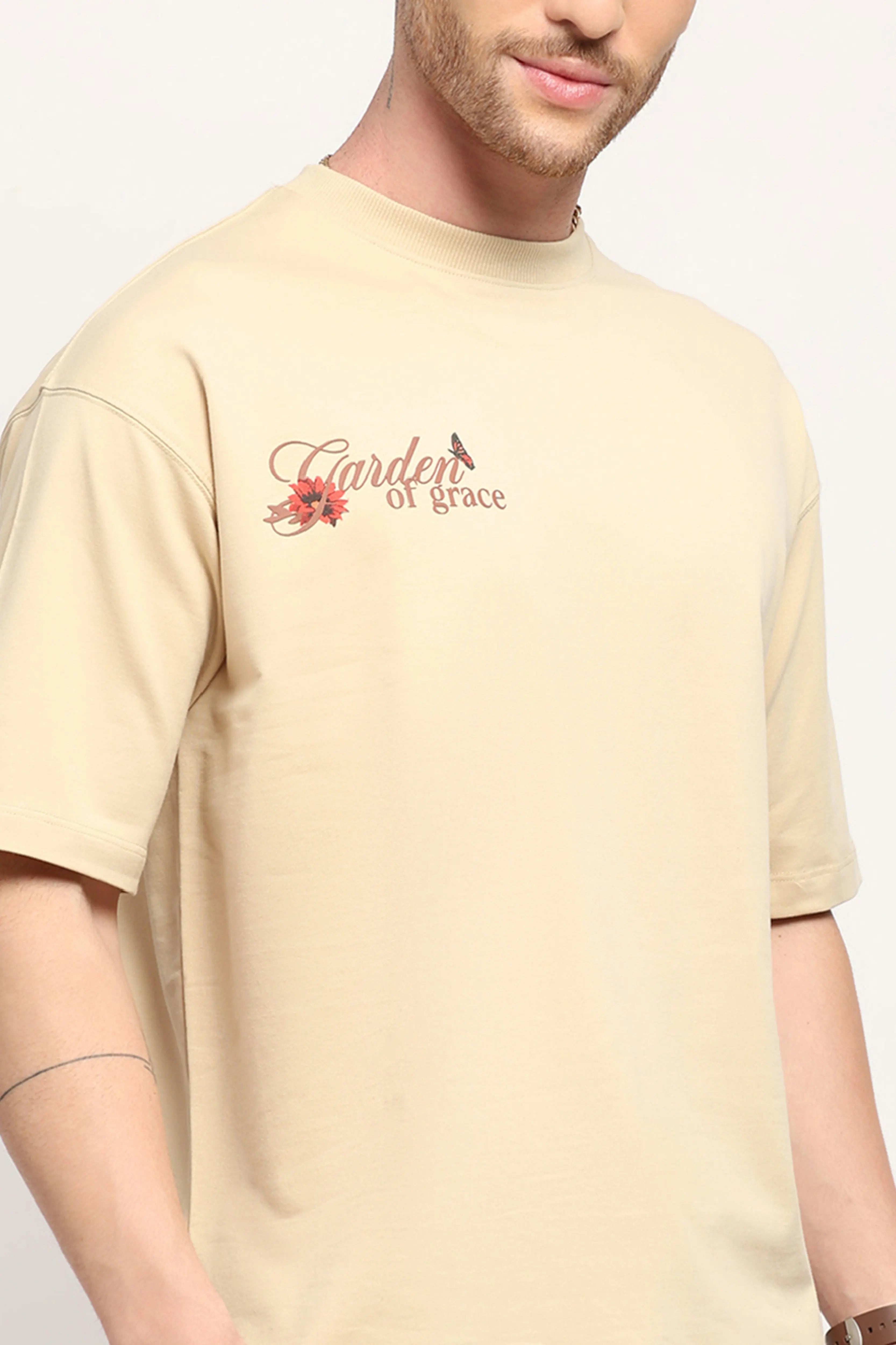 Oversized Graphic Cotton T-Shirt - Global Republic