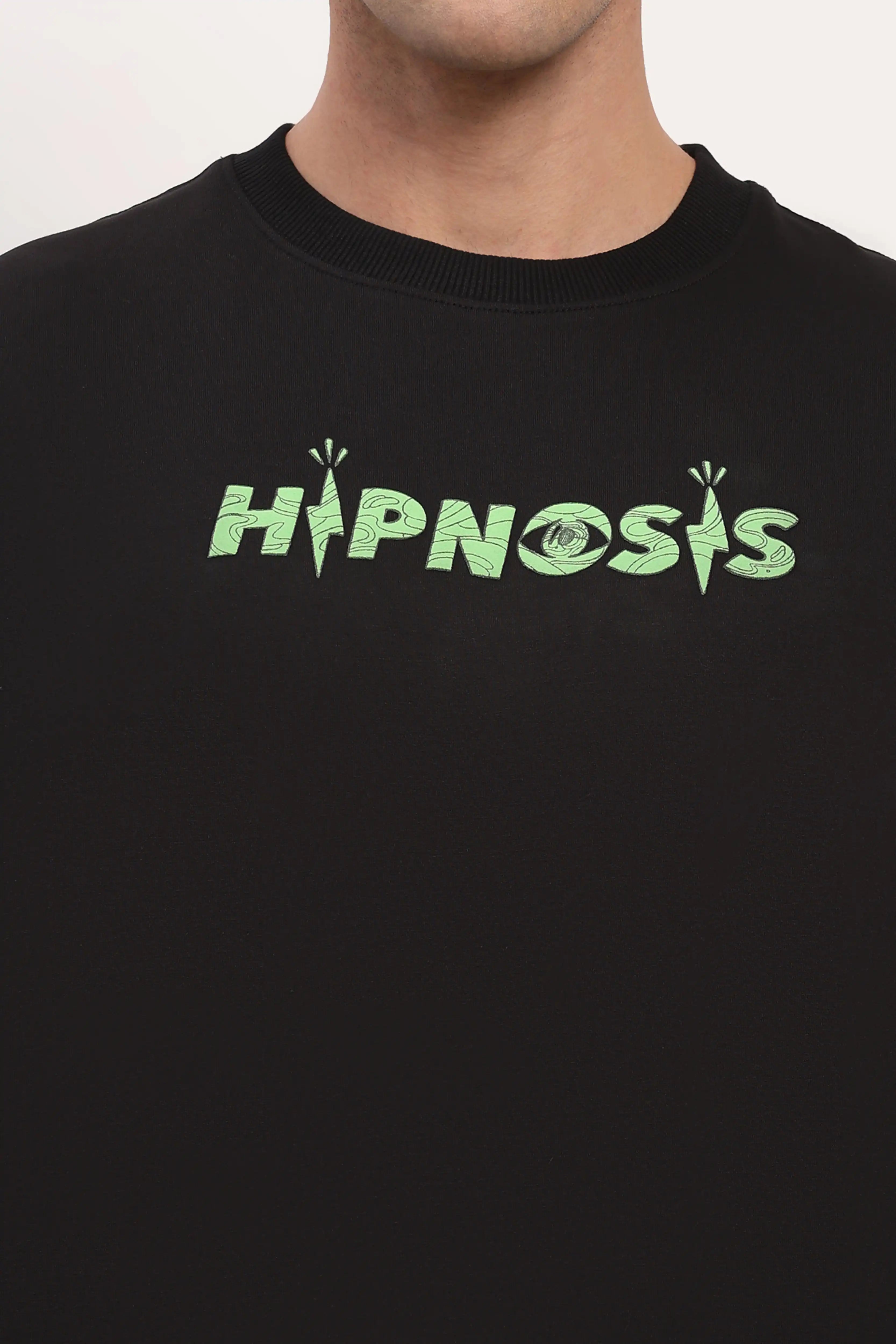 Black Oversized Typography T-shirt