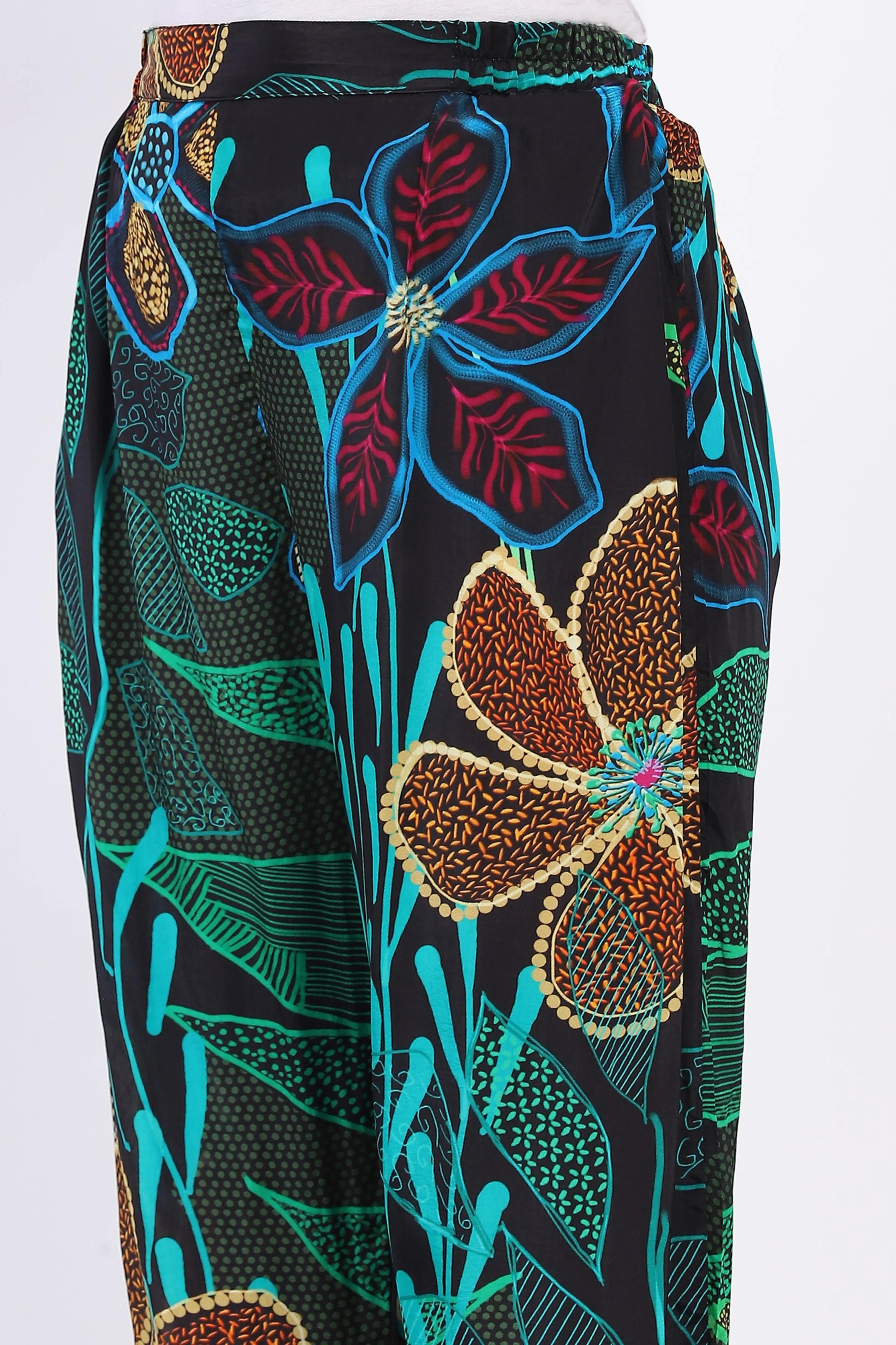 Tropical Print Muslin Kurta Set - Global Republic