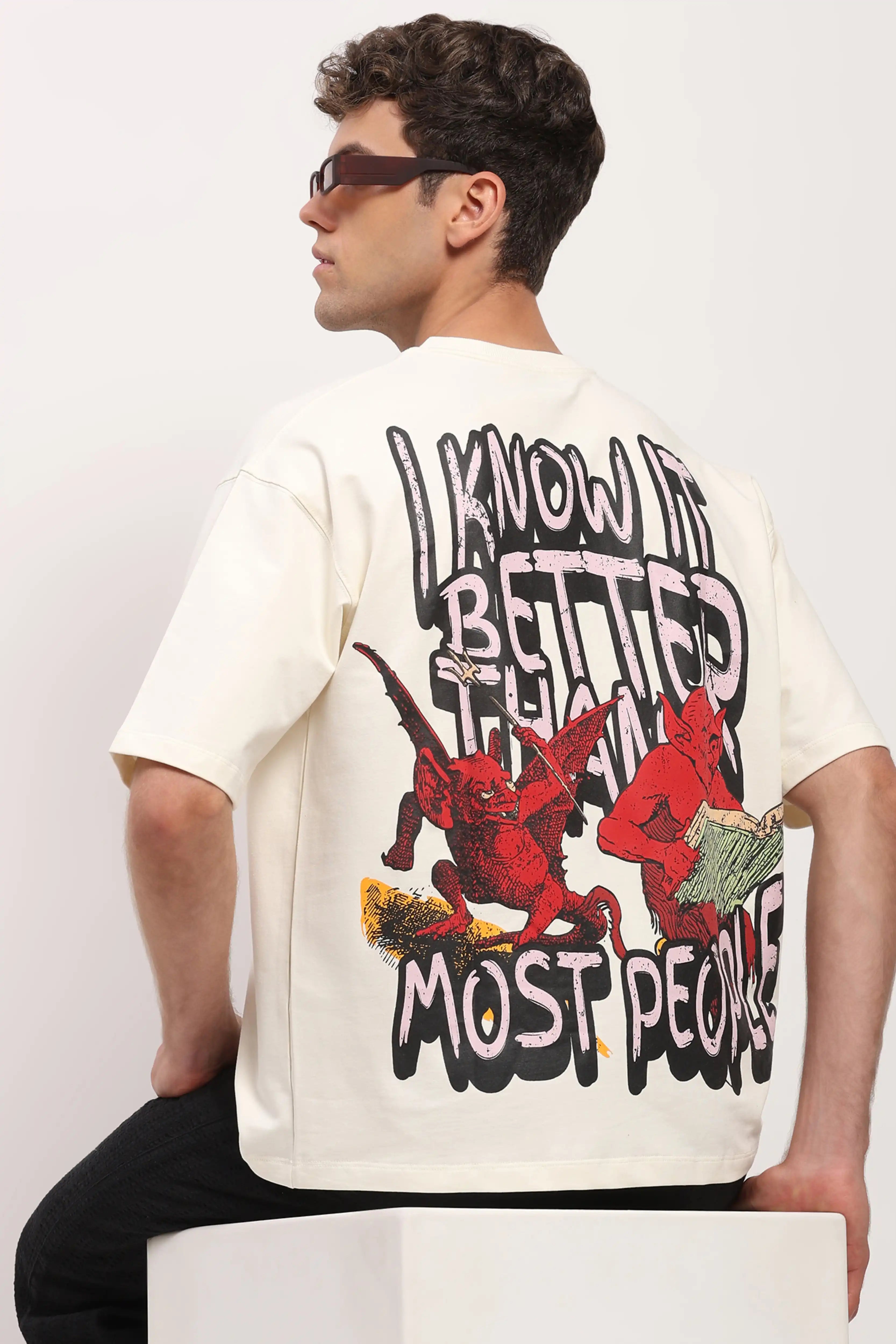 Off-White Oversized Back Print T-shirt