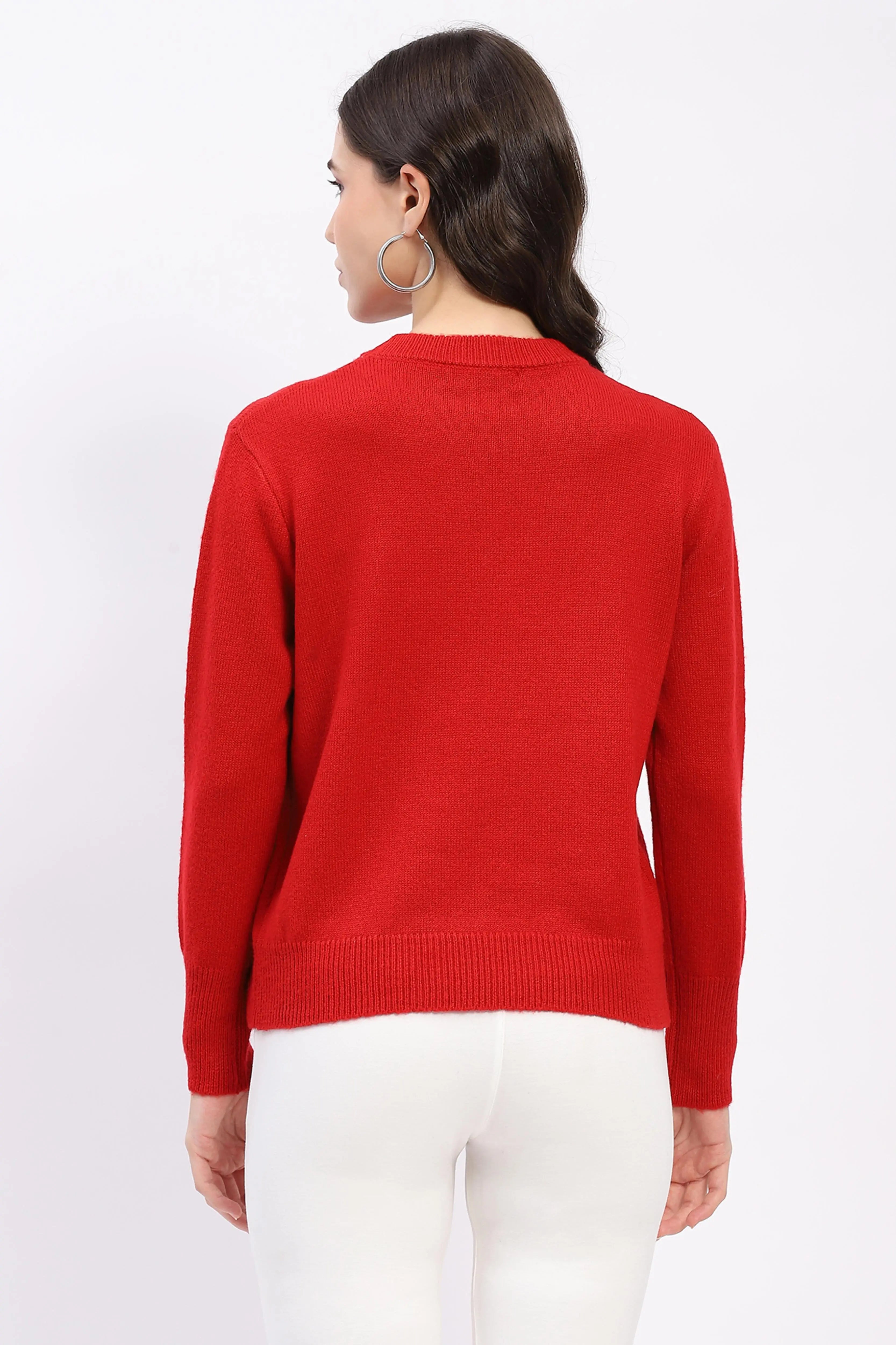 Embellished Wool Blend Pullover - Global Republic