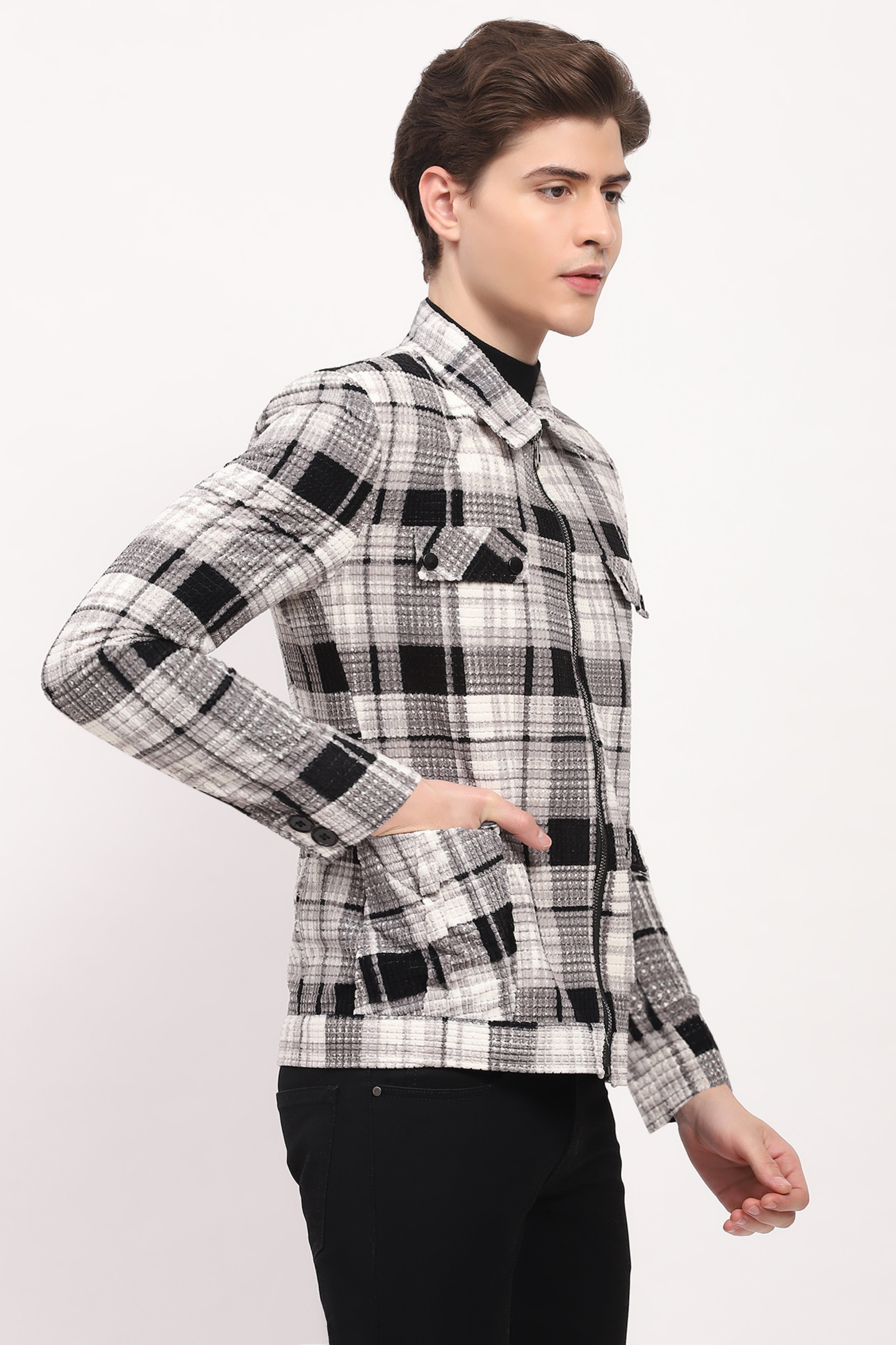 Grey Check Jacket