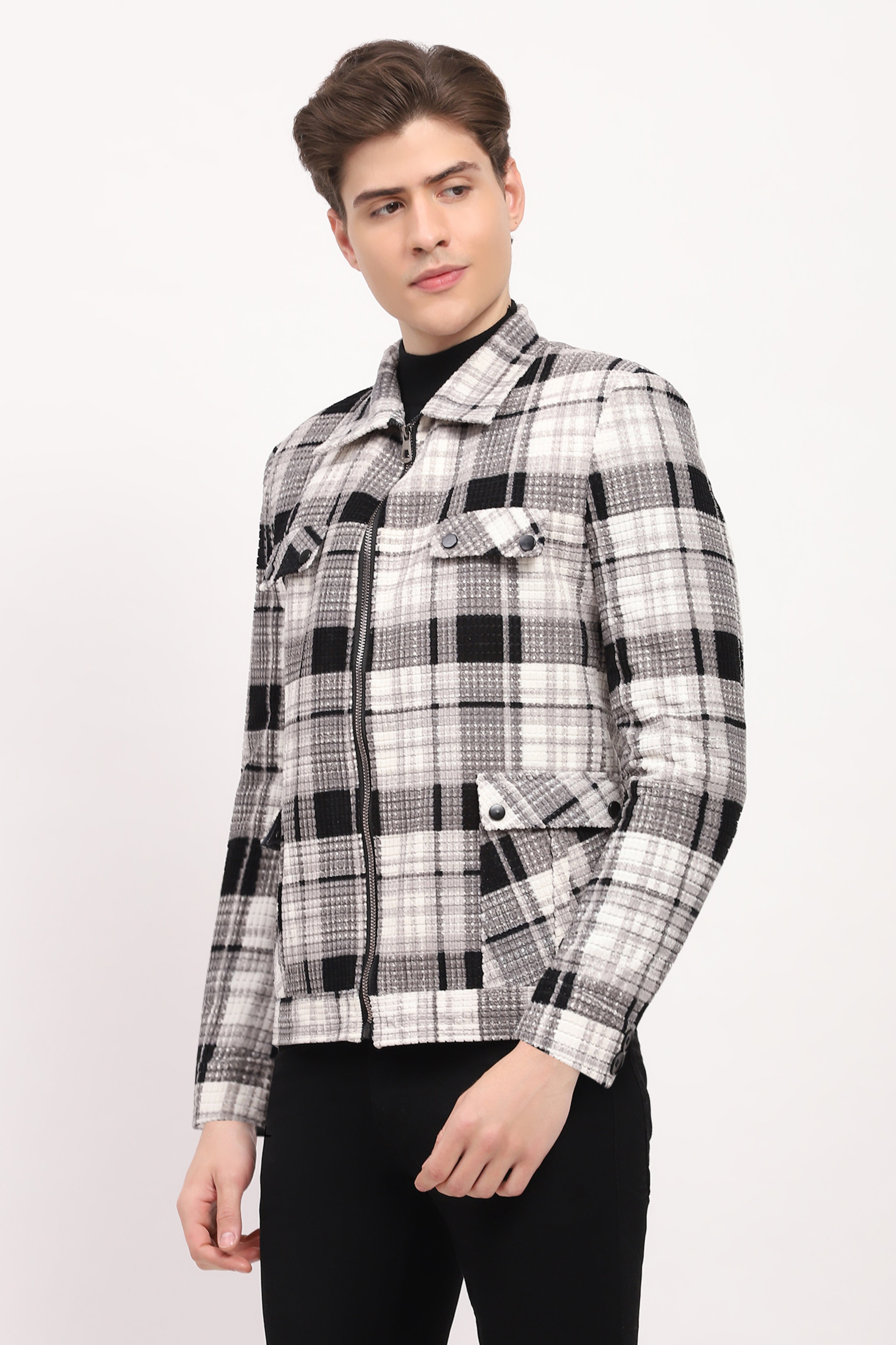 Grey Check Jacket