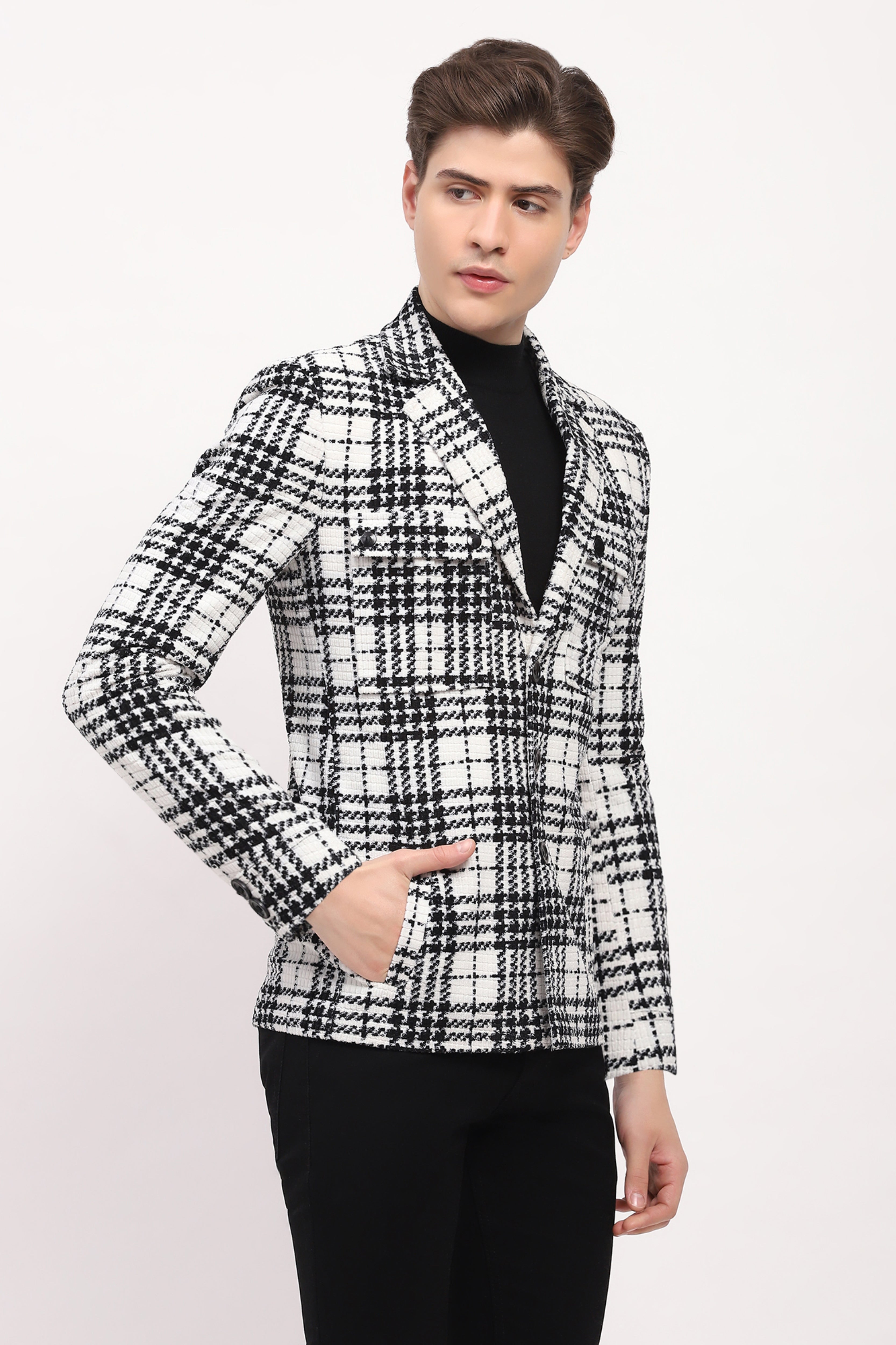 Black Check Jacket