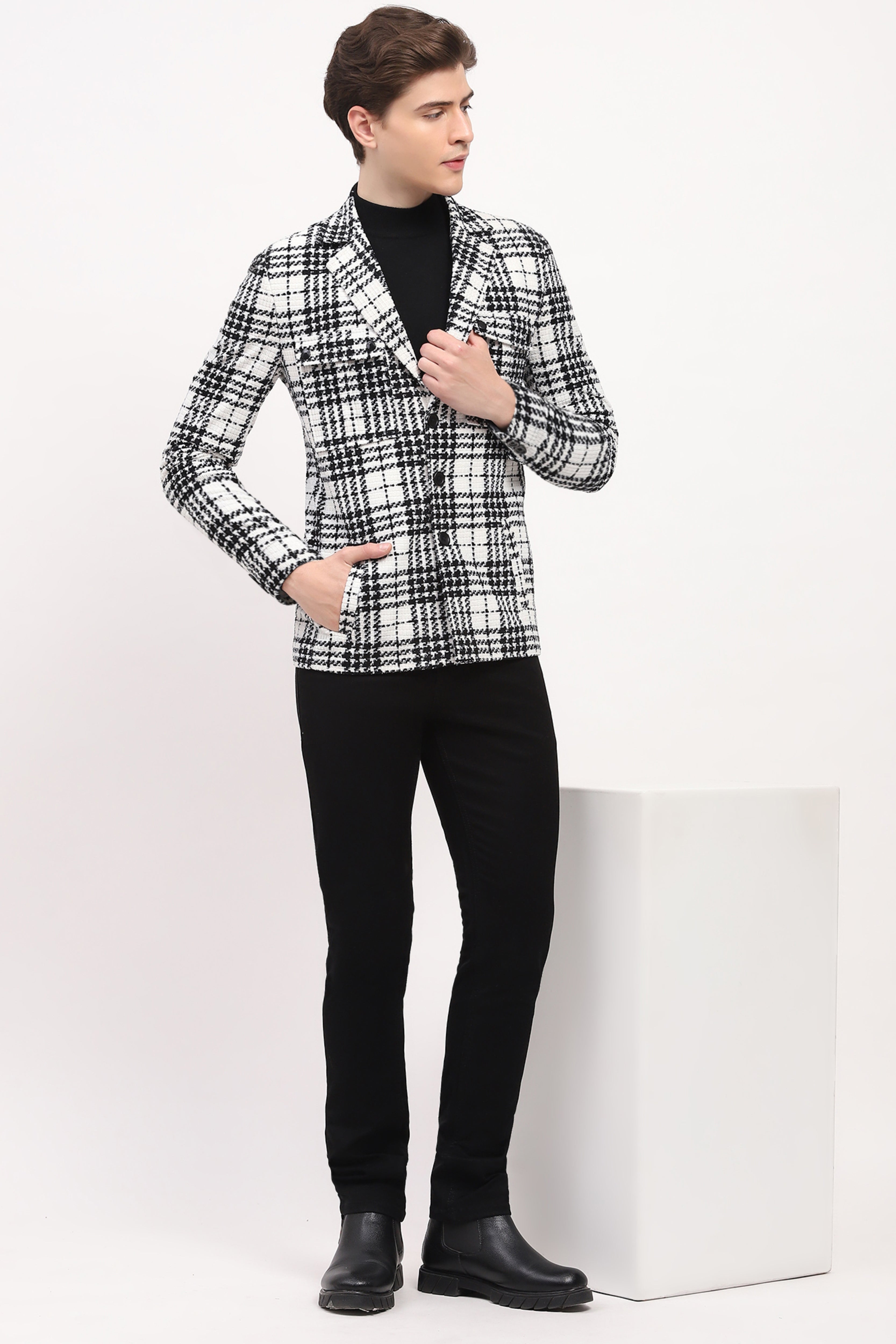 Black Check Jacket