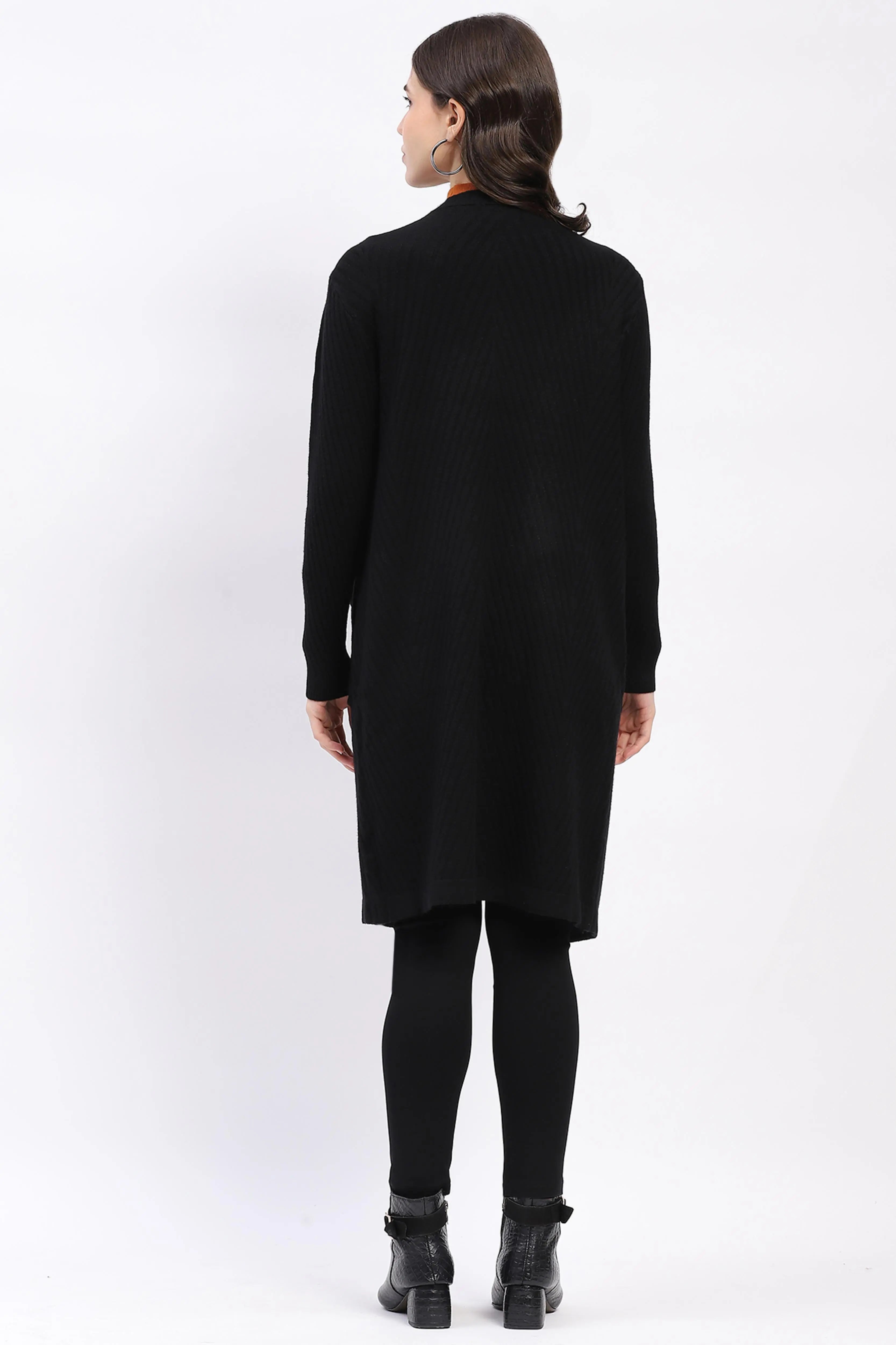 Chevron Elegance Longline Shrug - Global Republic