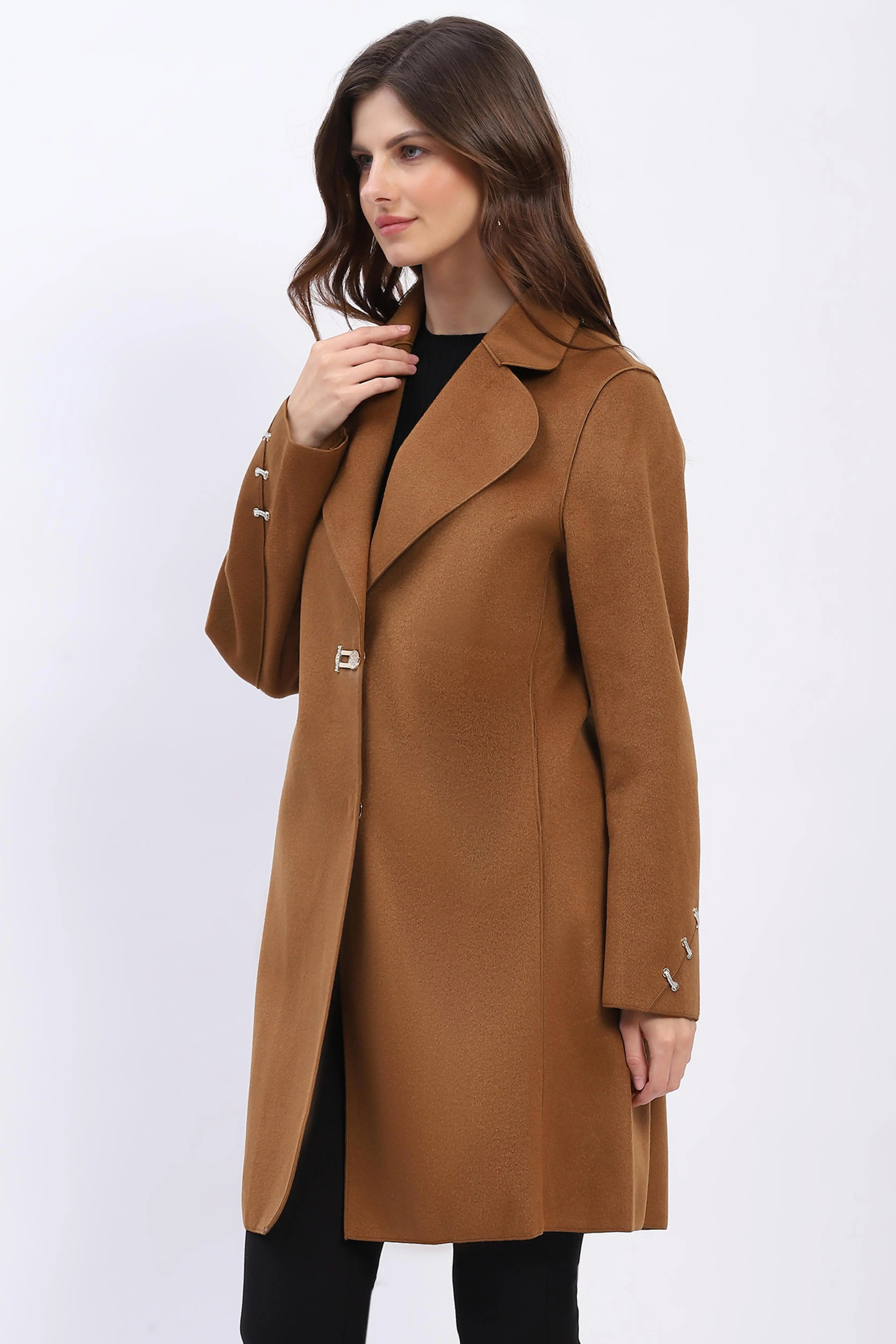 Winter Luxe Tan Coat - Global Republic