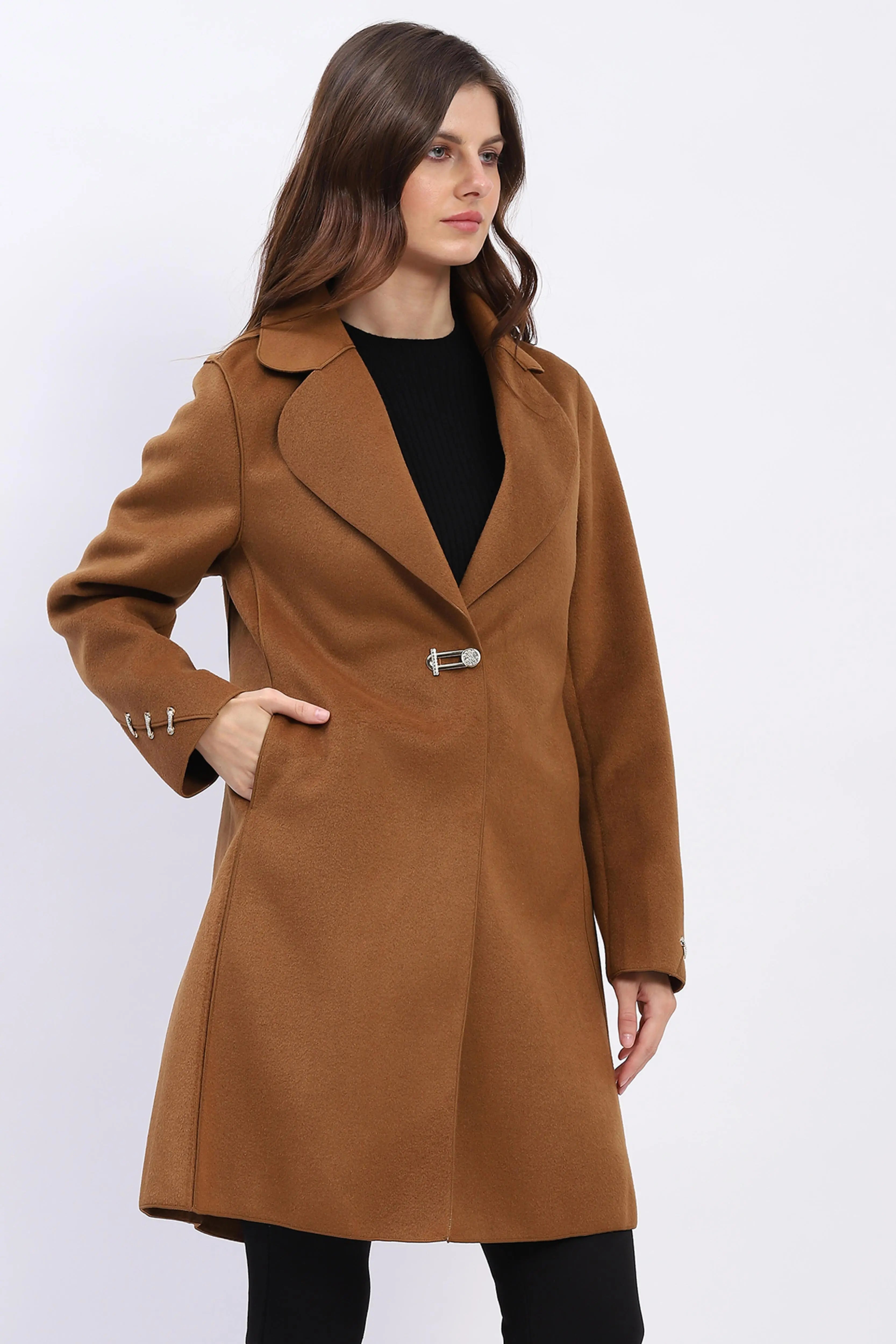 Winter Luxe Tan Coat - Global Republic
