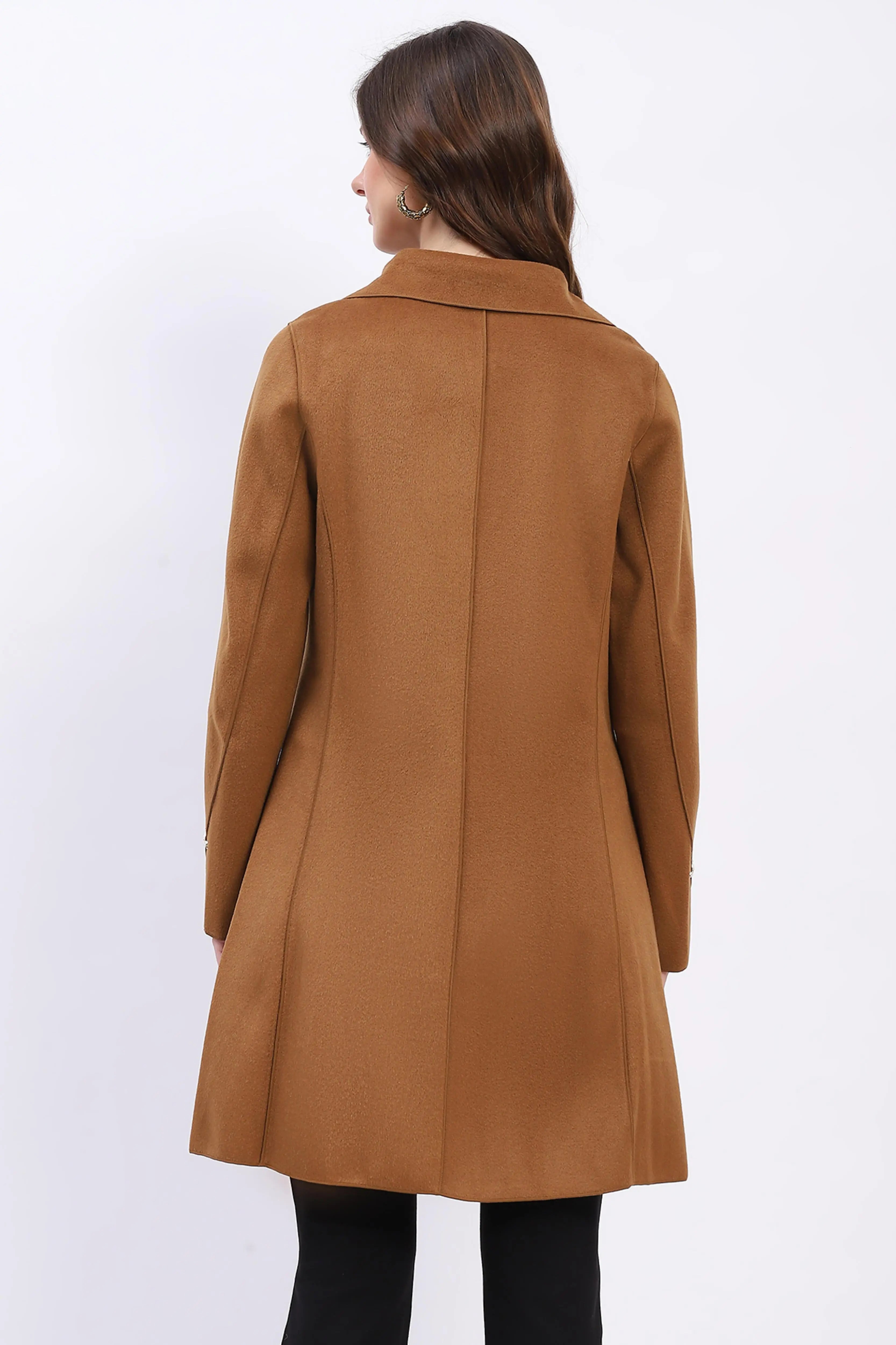 Winter Luxe Tan Coat - Global Republic