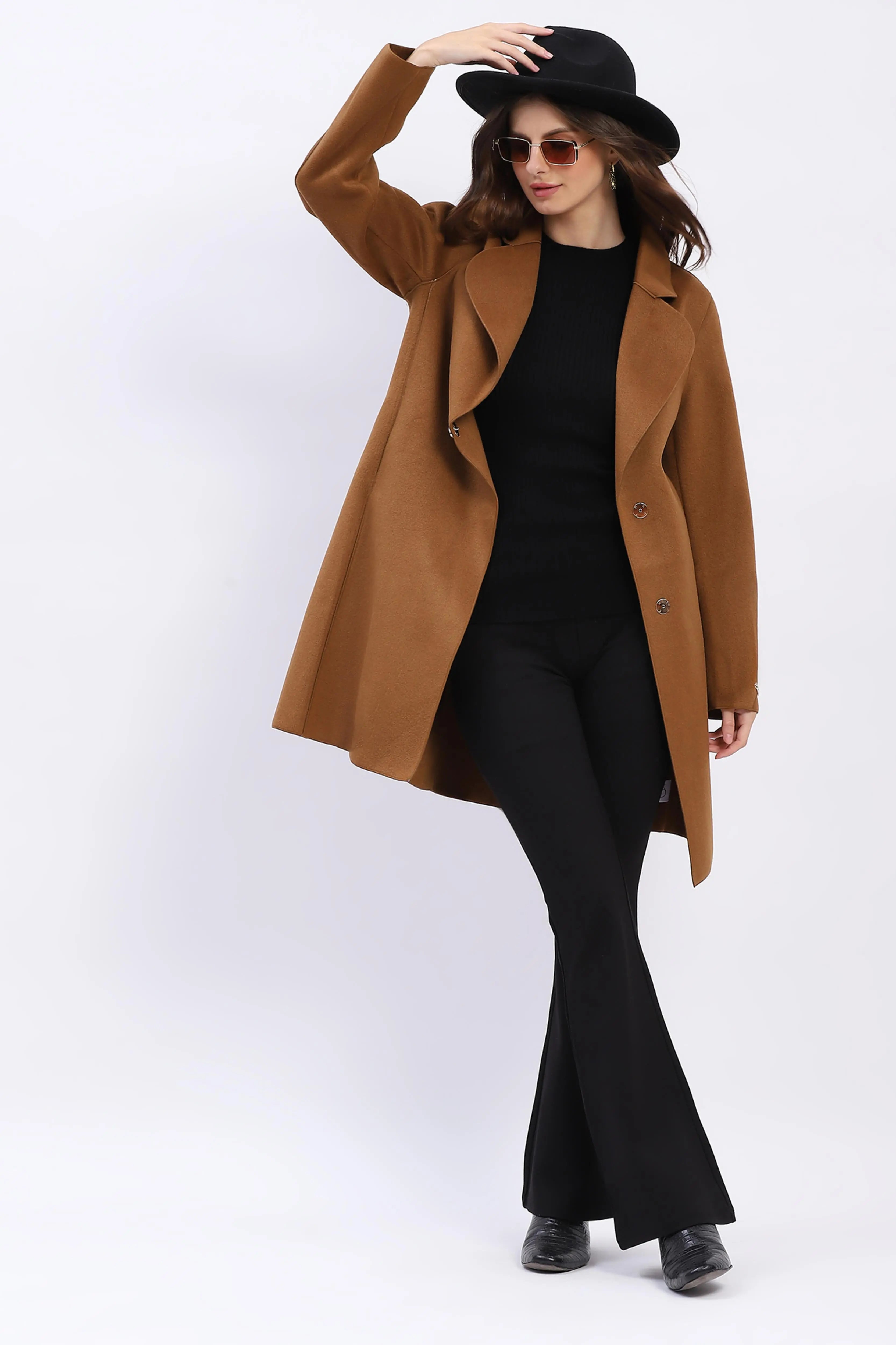Winter Luxe Tan Coat - Global Republic