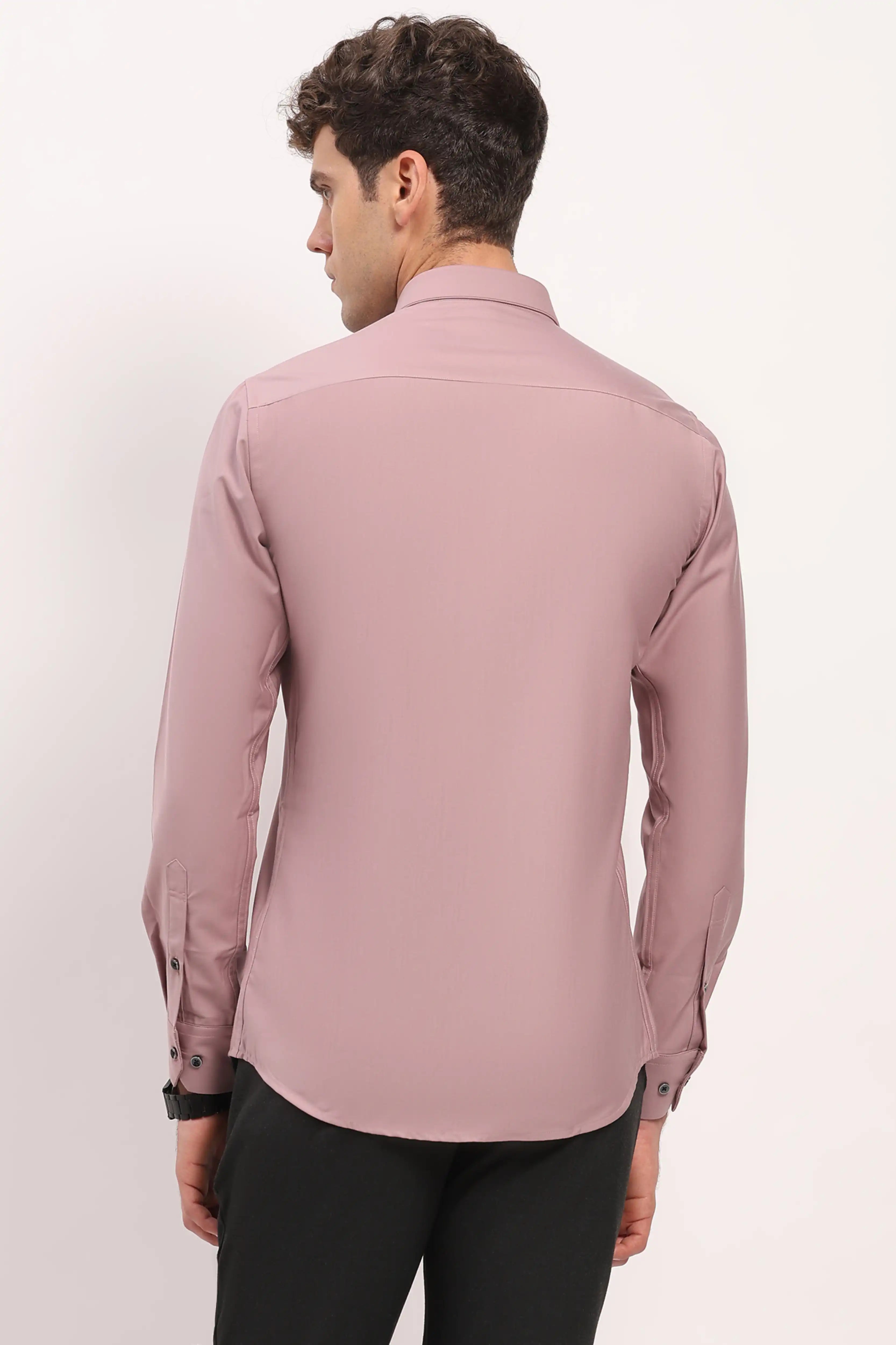 Luxury Mauve Casual Shirt
