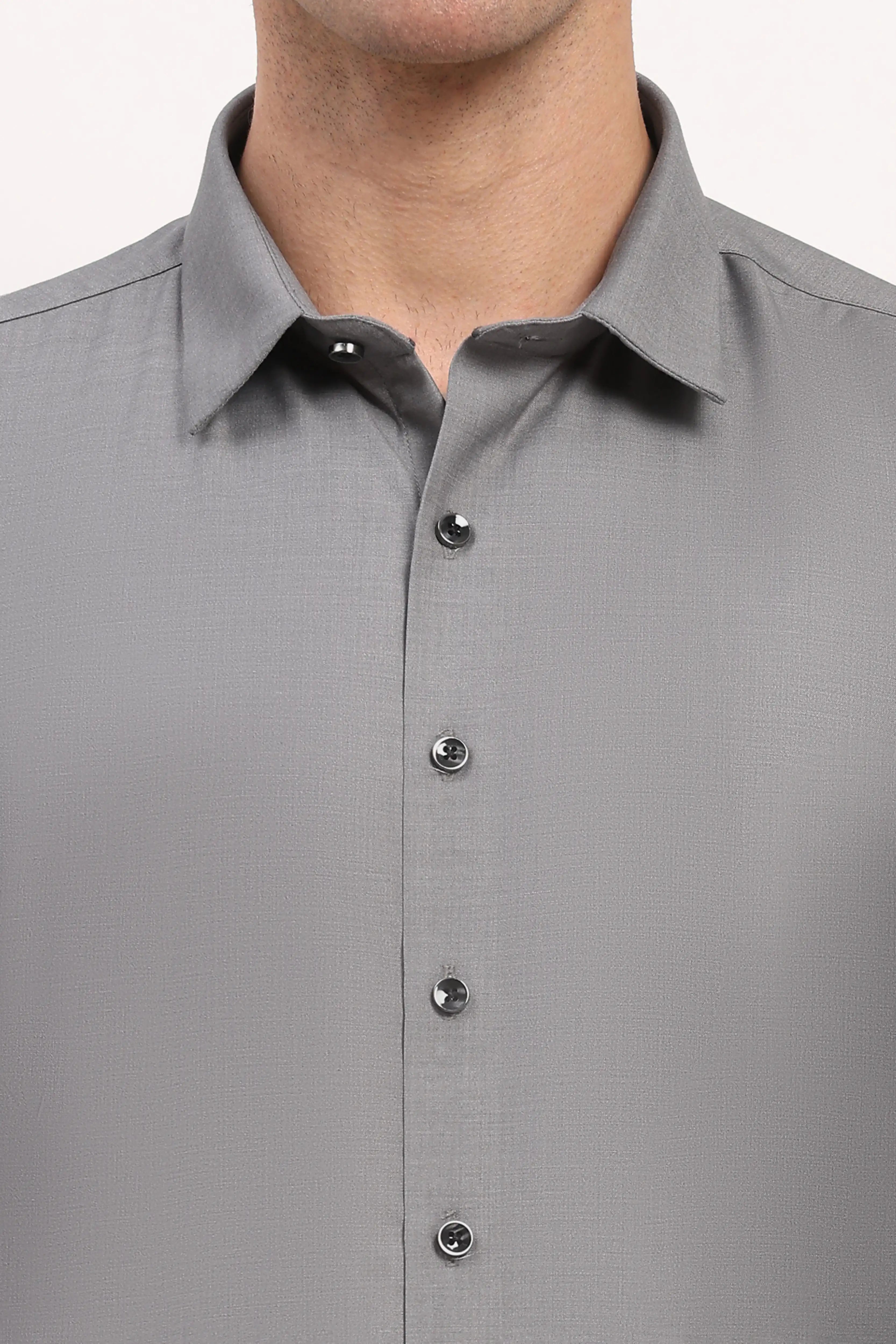 Luxury Grey Casual Shirt