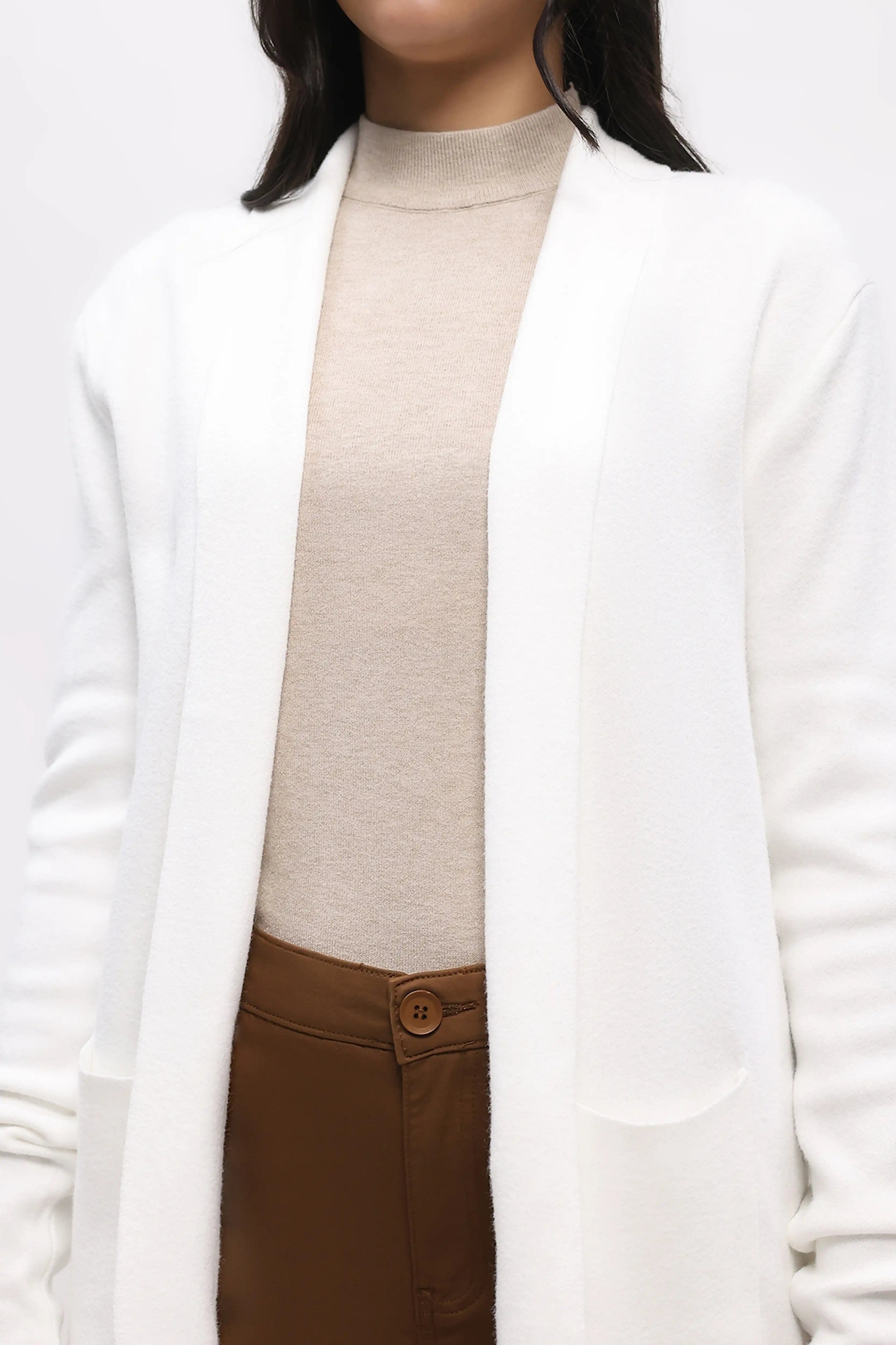 Off-White Long Winter Shrug