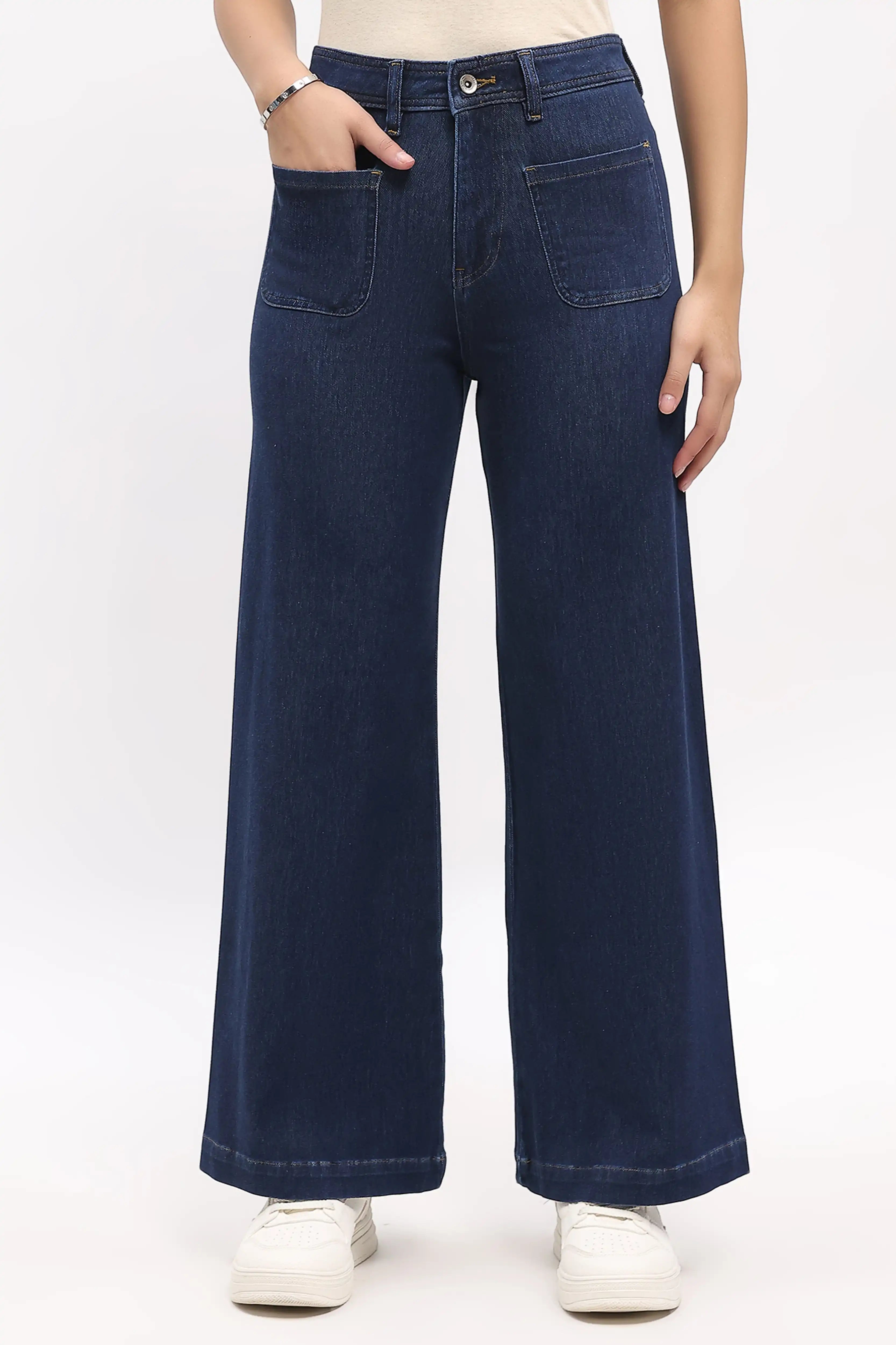 Wide Straight Leg Jeans