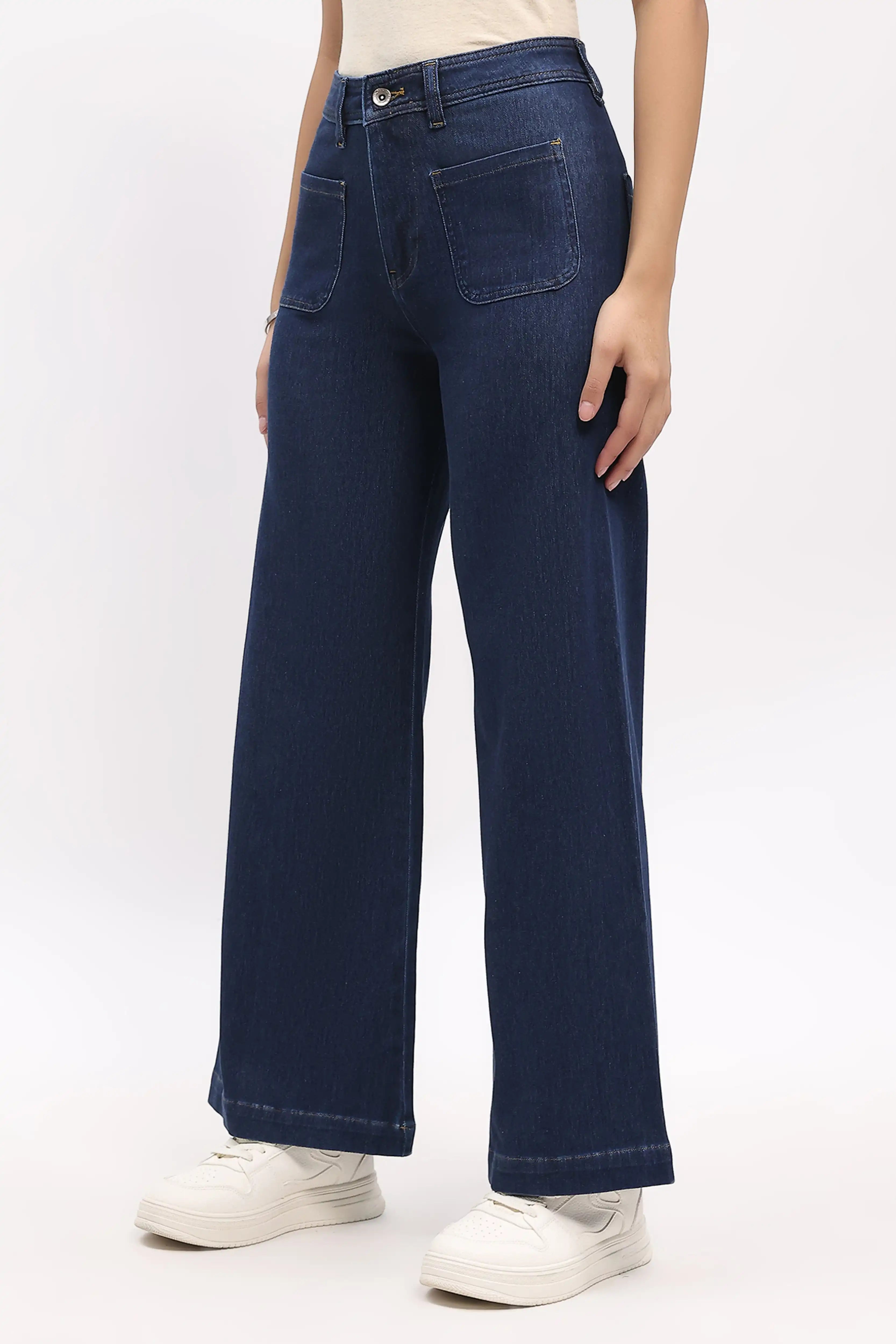 Wide Straight Leg Jeans