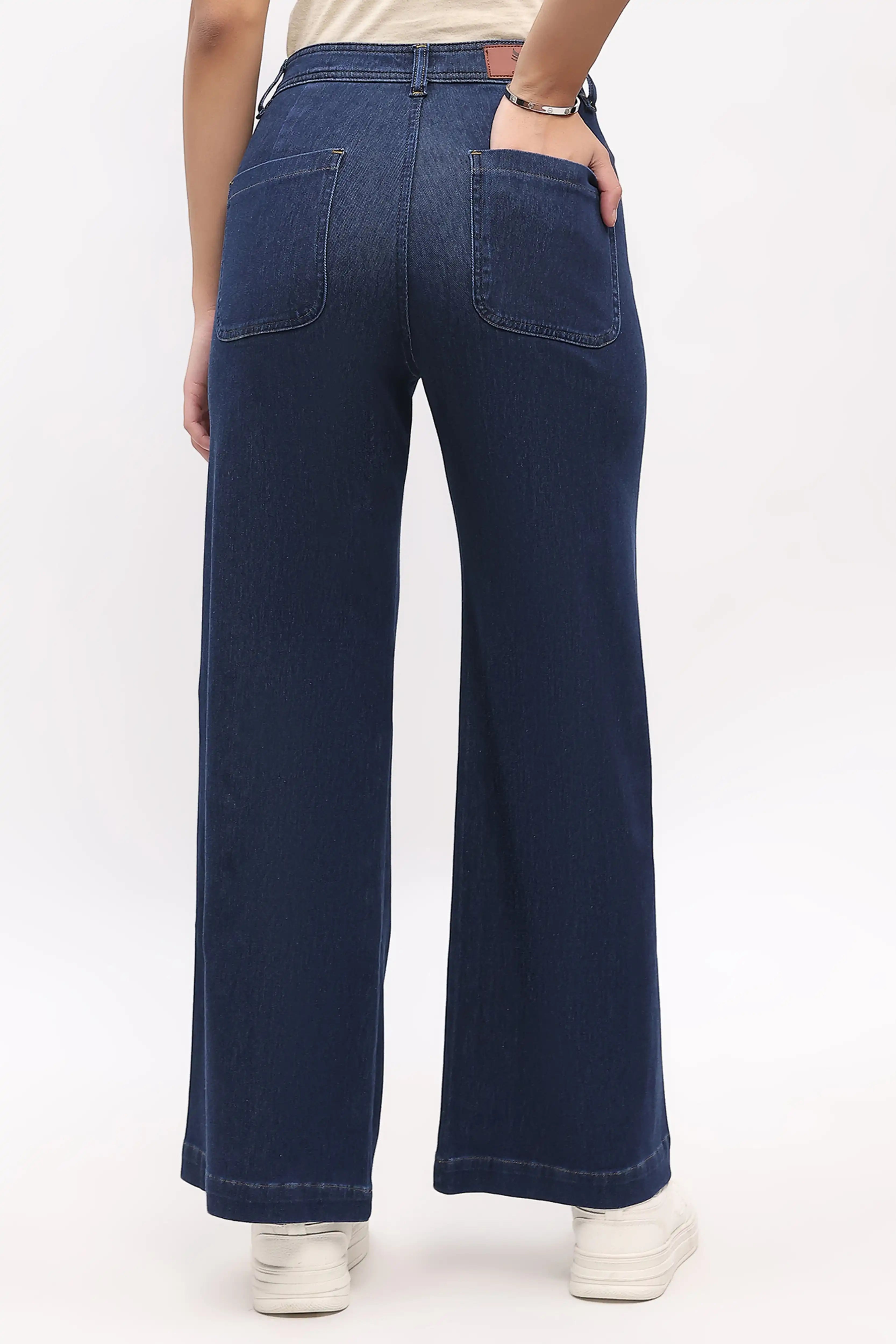 Wide Straight Leg Jeans