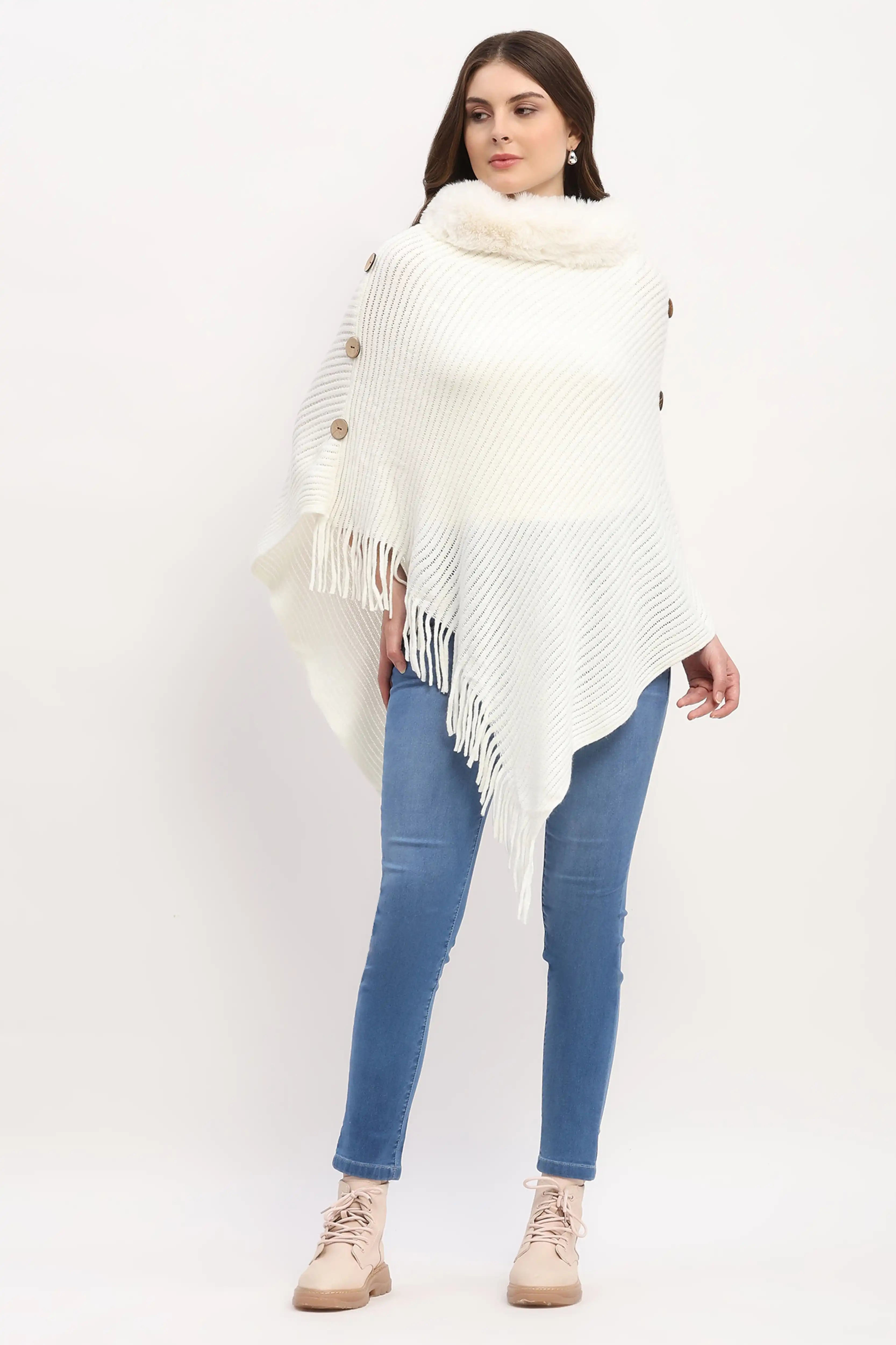 Off-White Winter Poncho