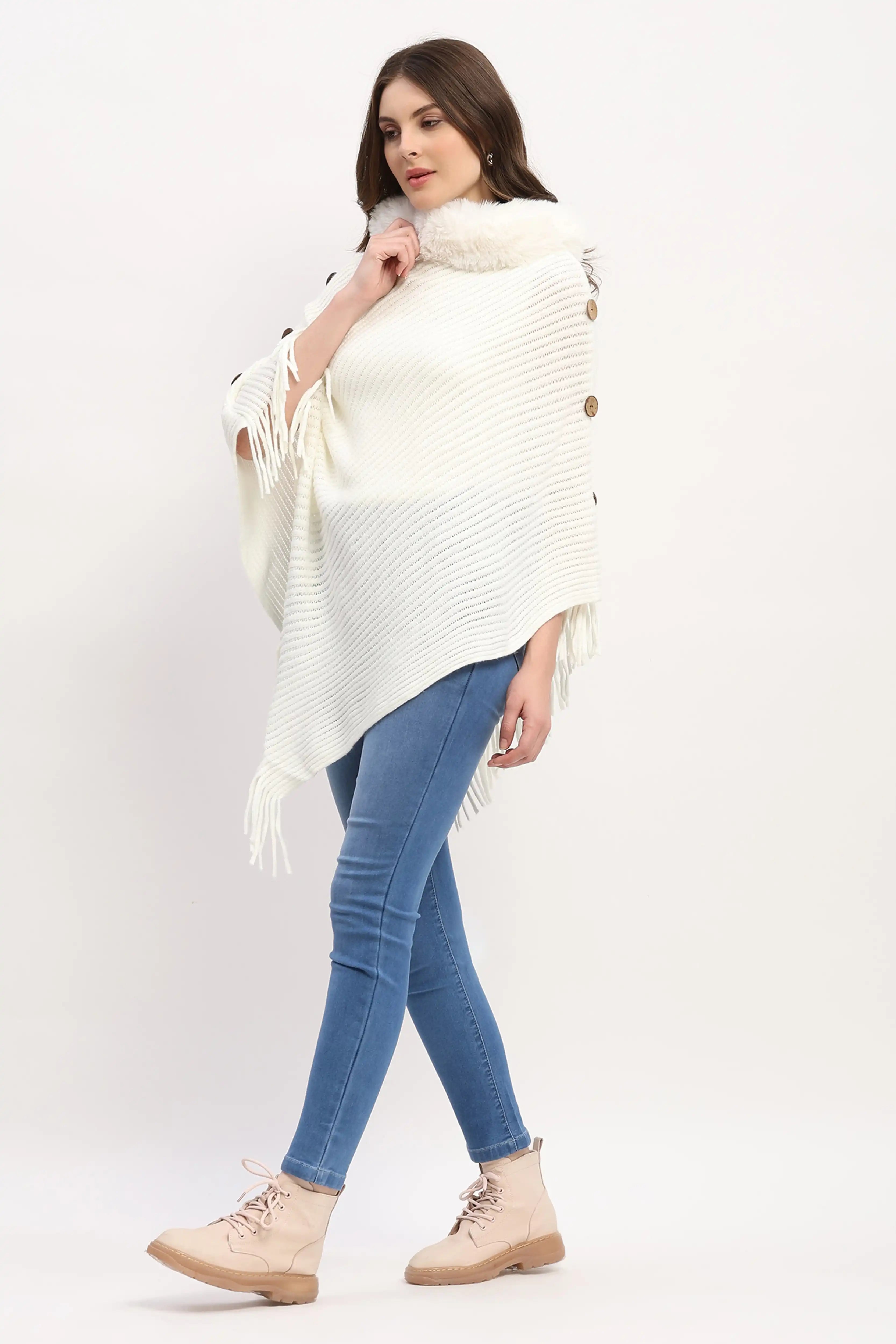 Off-White Winter Poncho
