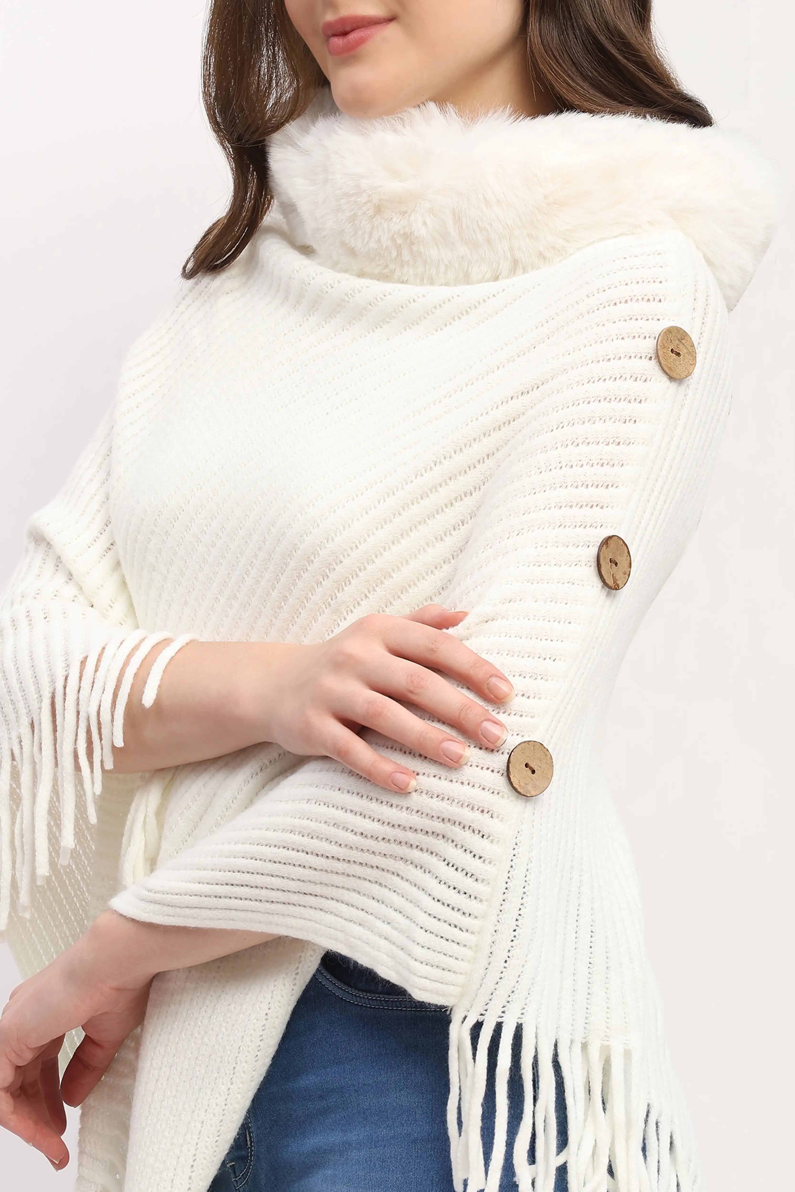 Off-White Winter Poncho