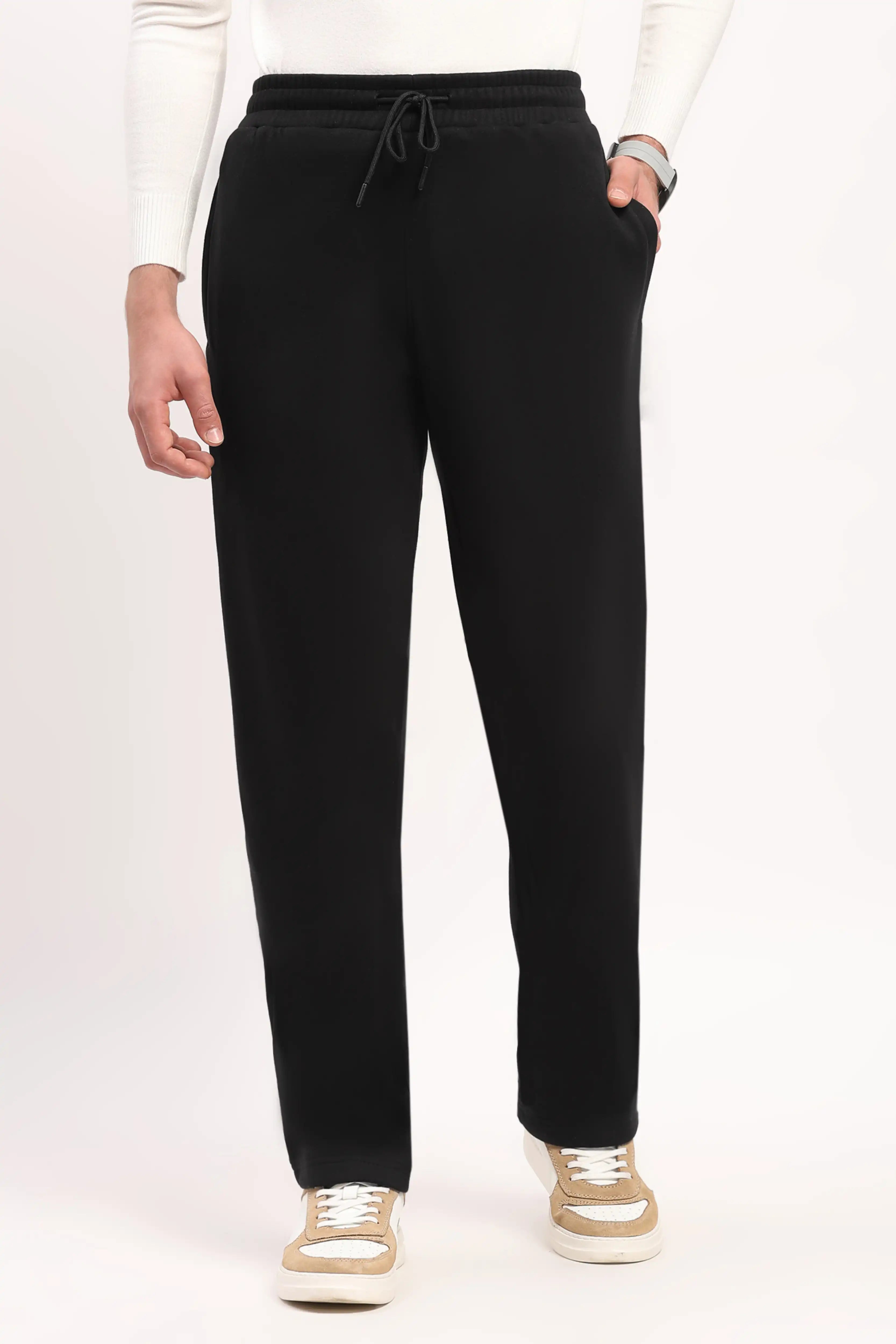 Fleece-Lined Black Winter Lower