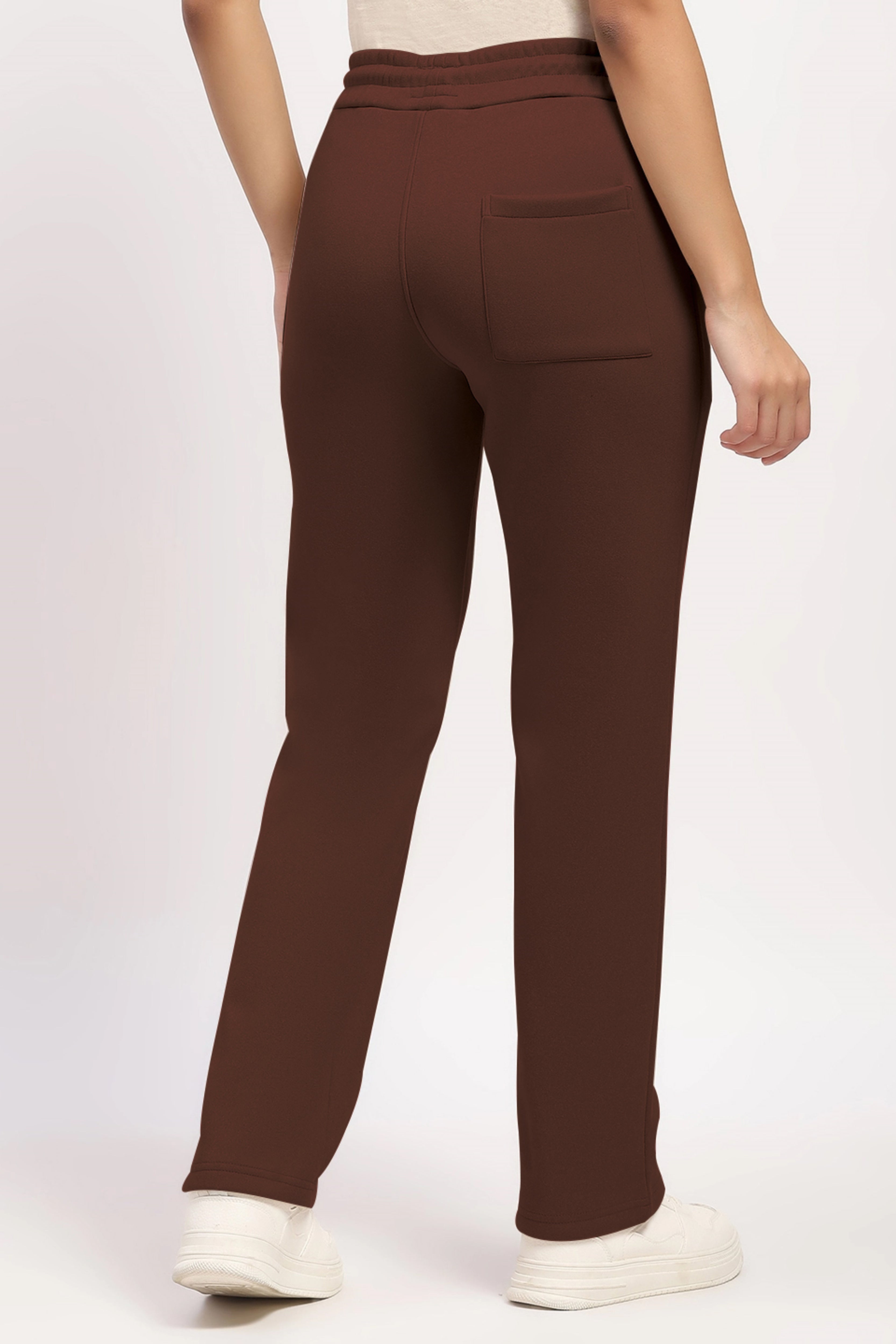 Coffee Brown Fleece-Lined Winter Lower