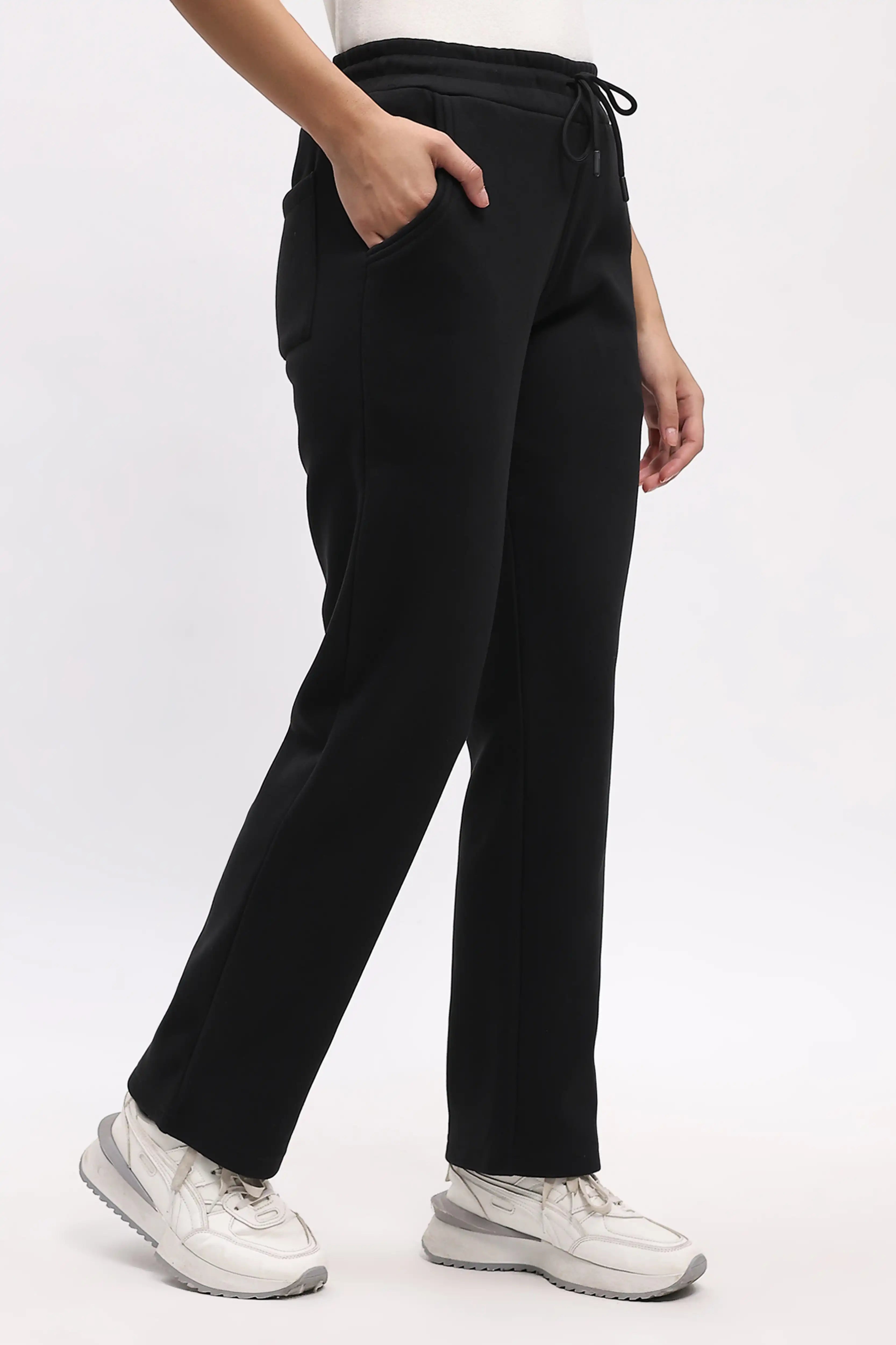 Black Fleece-Lined Winter Lower