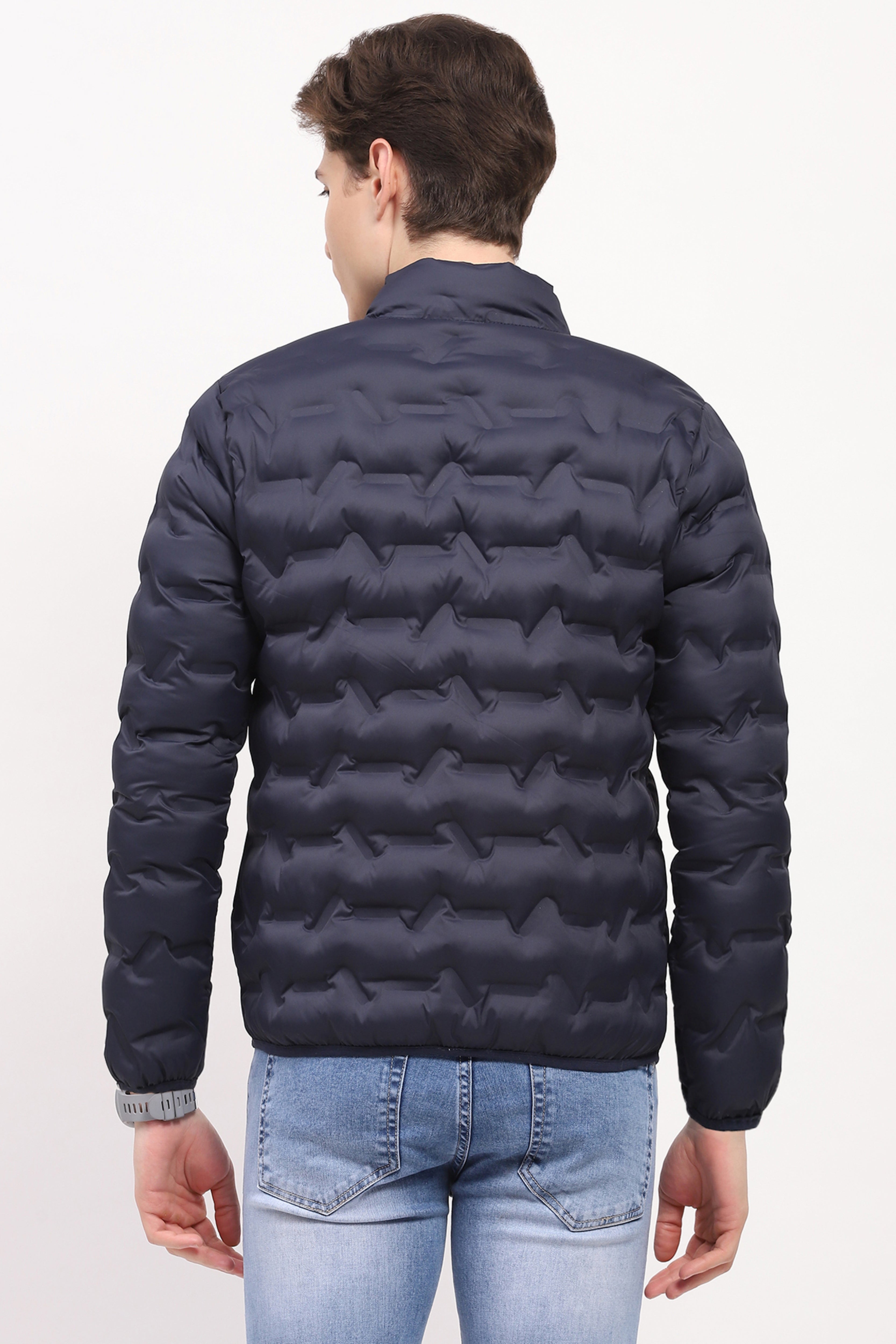 Extreme-Warm Navy Puffer Jacket