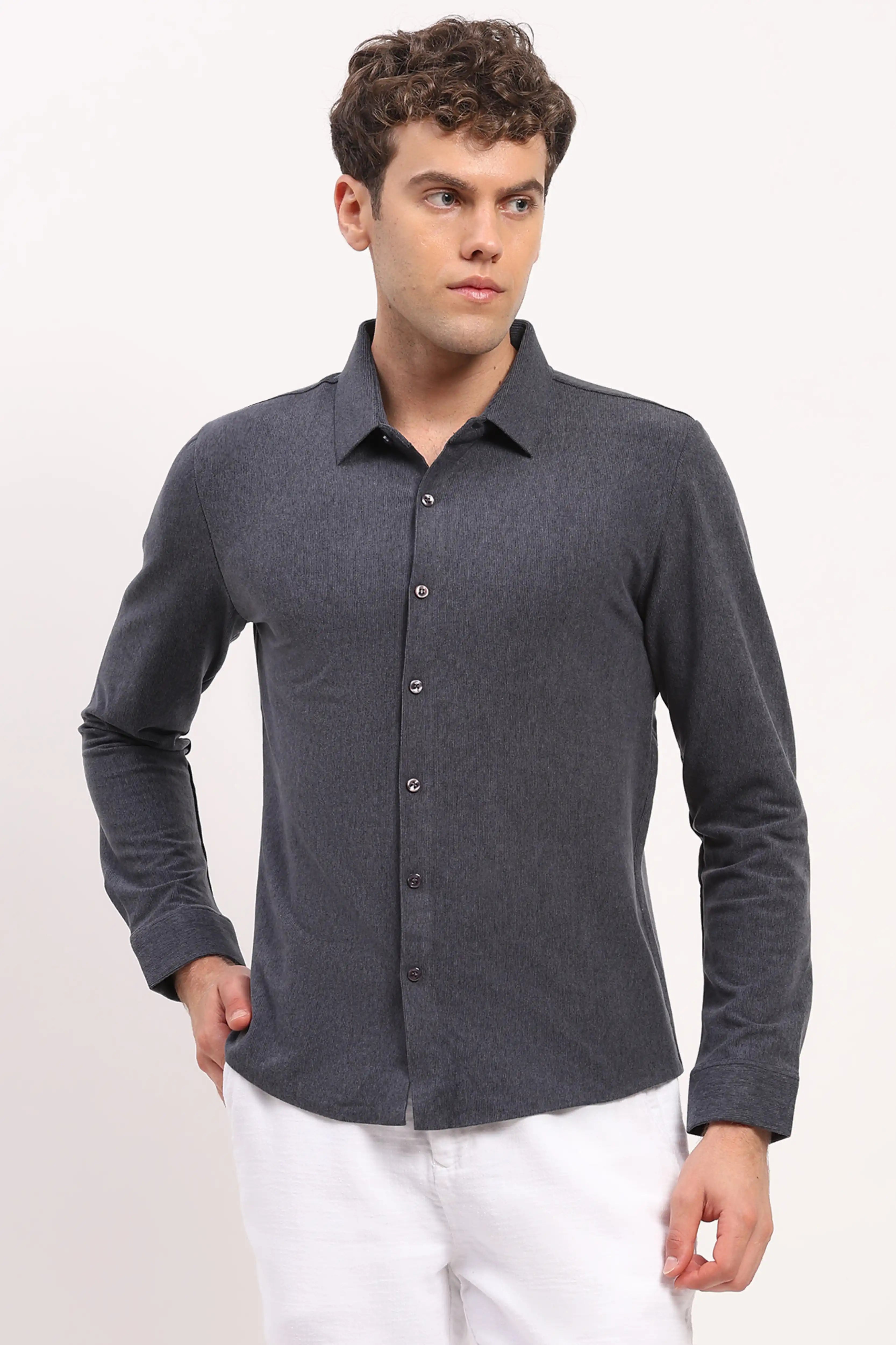 Navy Pre-Winter Comfort Shirt