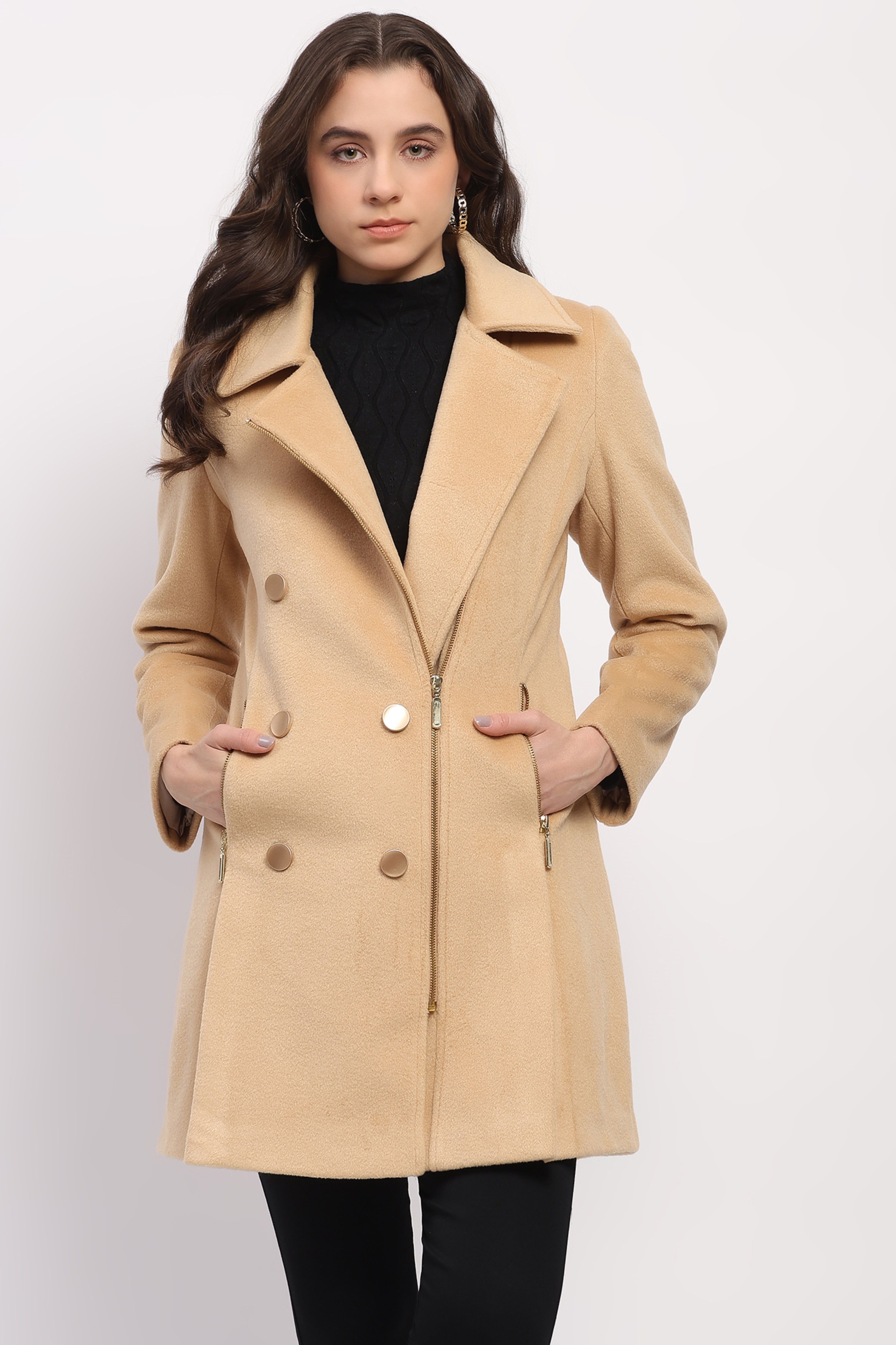 Beige Winter Coat
