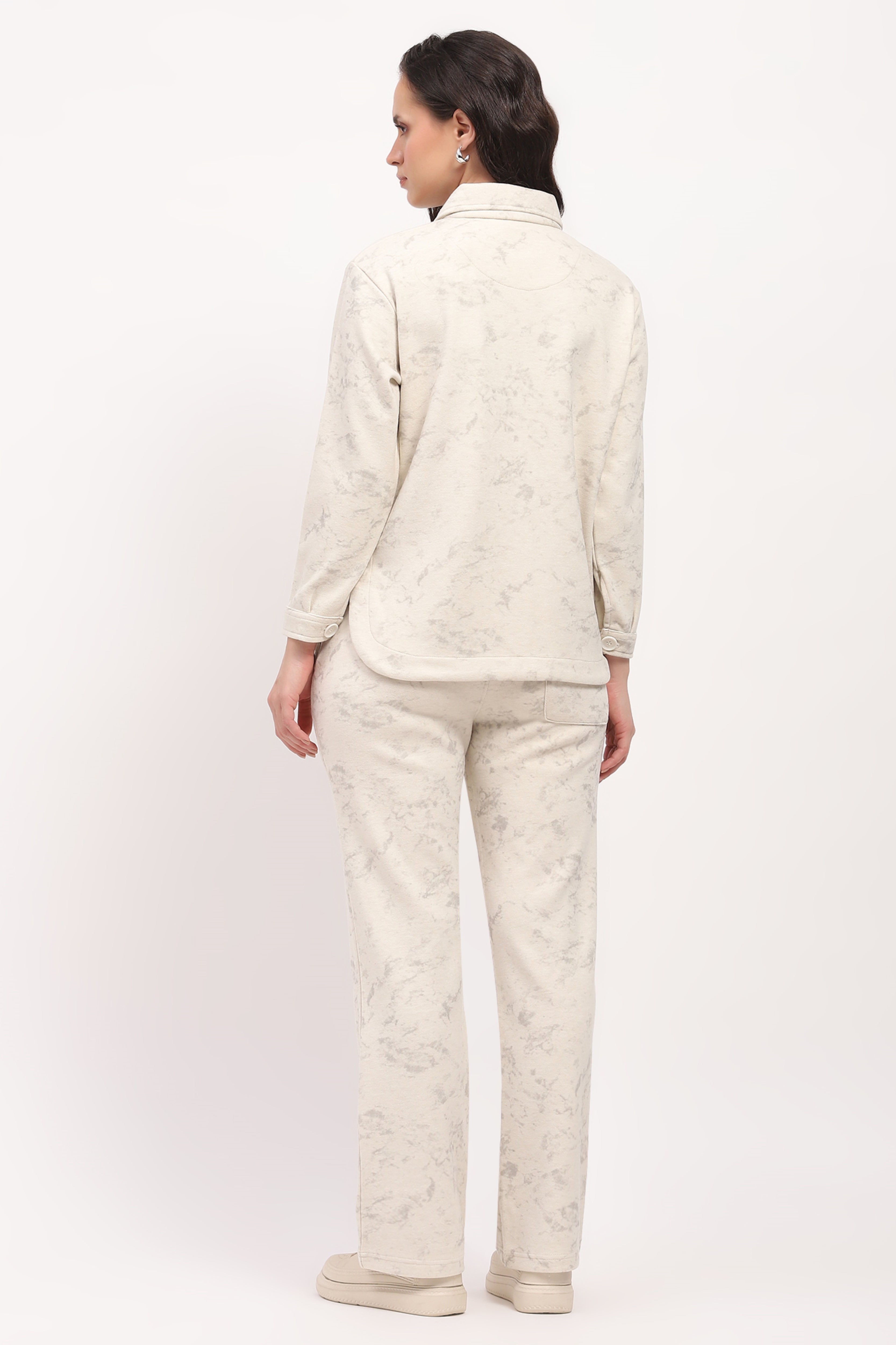 Marble Print Winter Loungewear