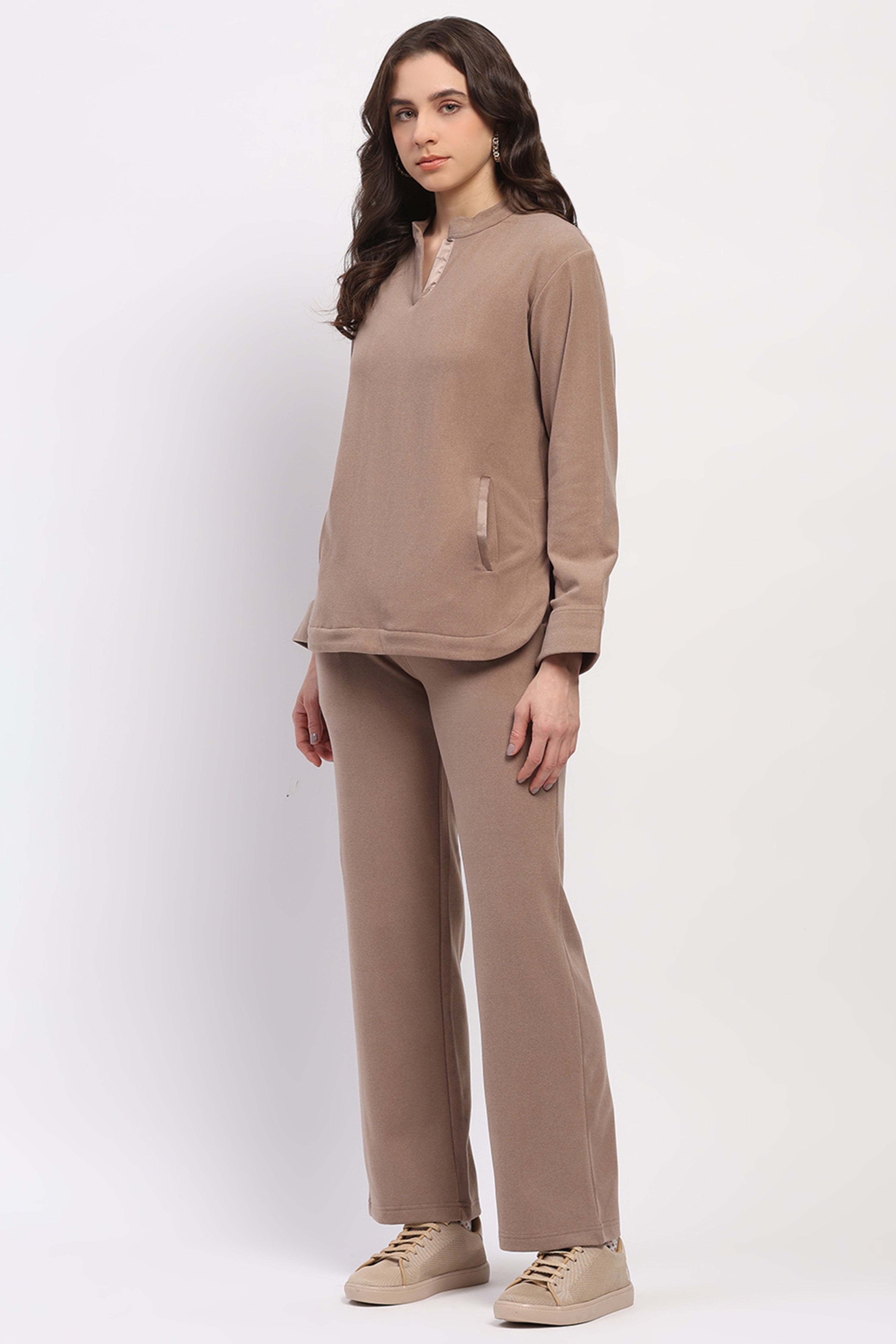 Mud Brown Winter Loungewear Set