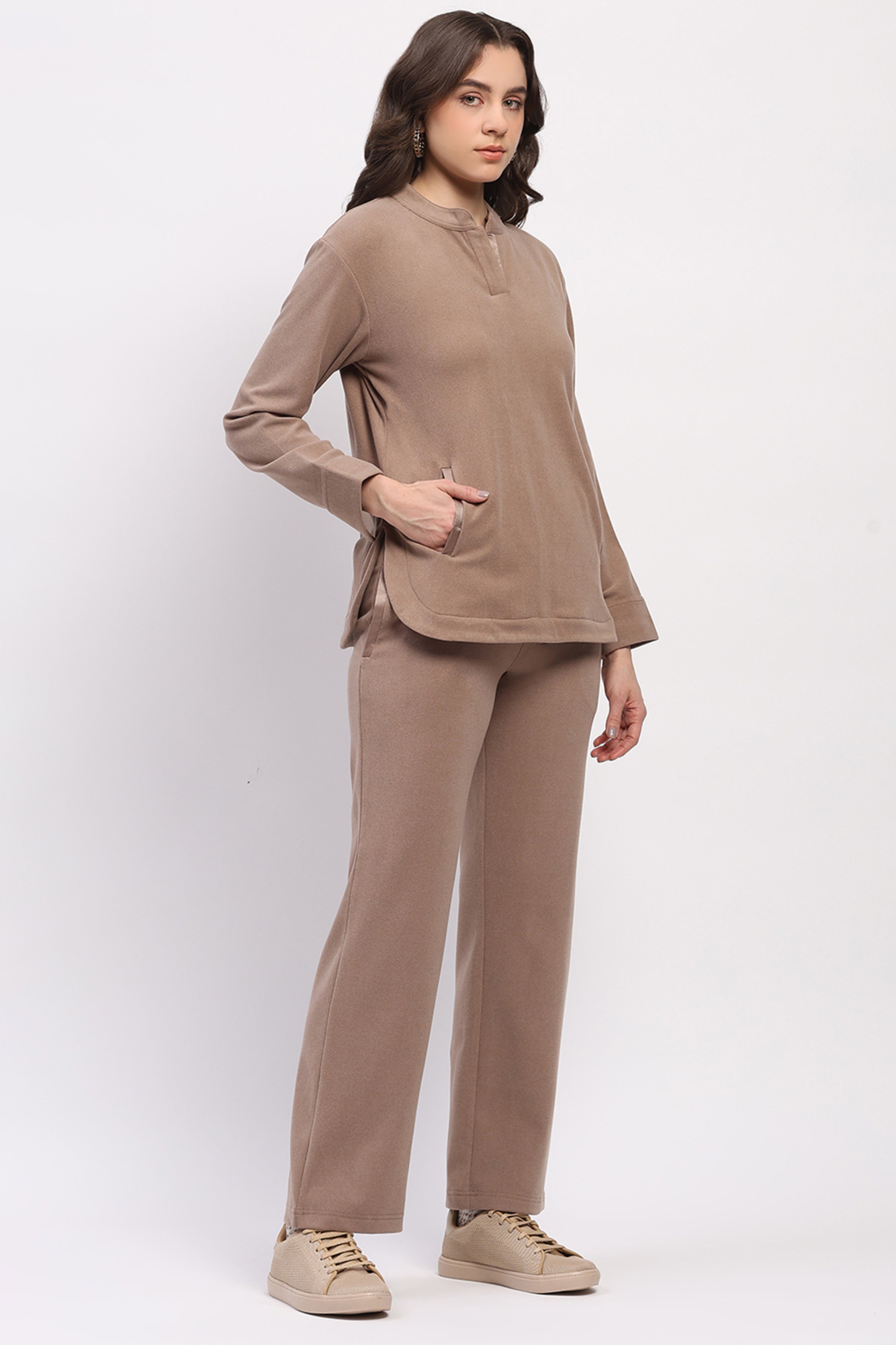 Mud Brown Winter Loungewear Set