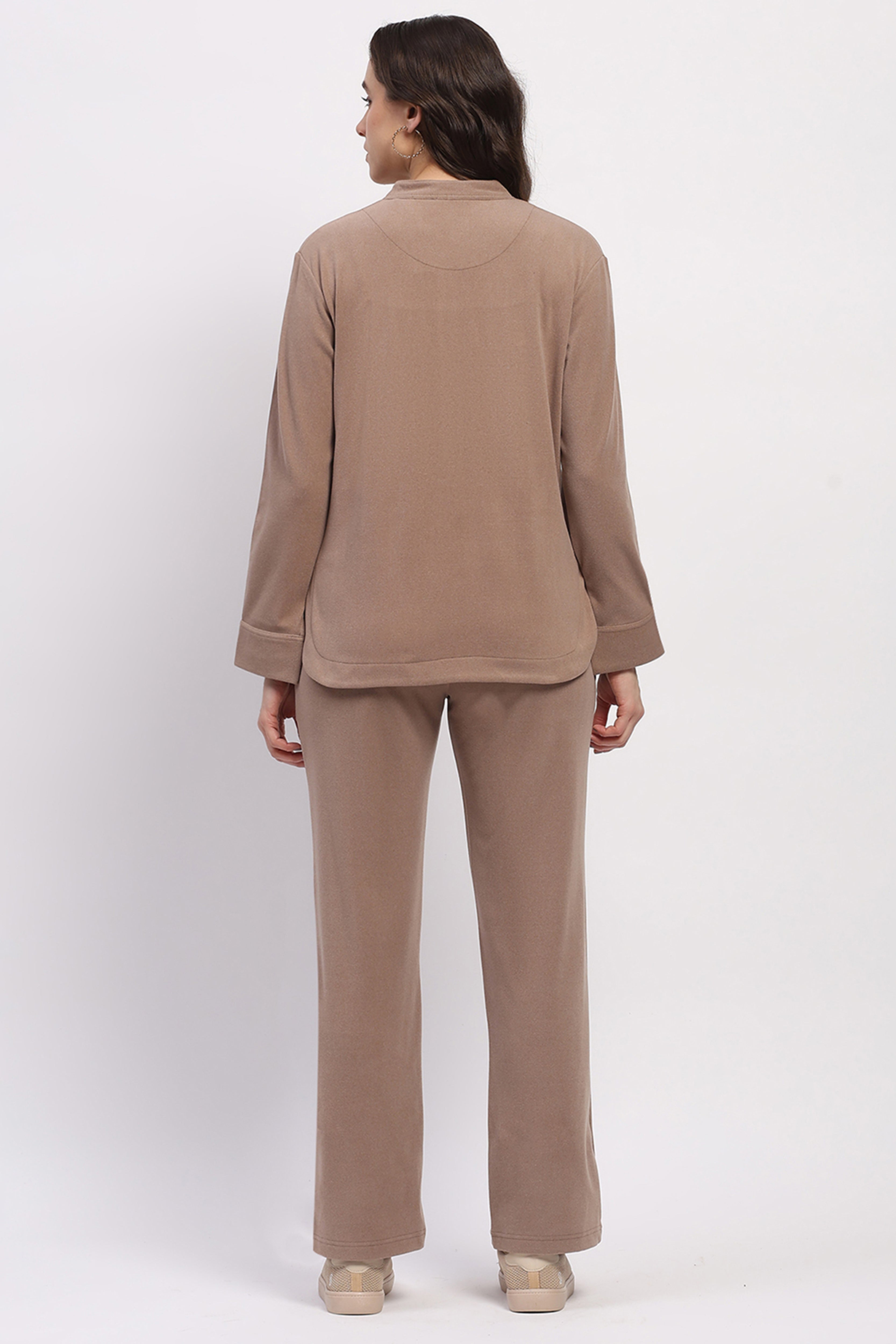 Mud Brown Winter Loungewear Set