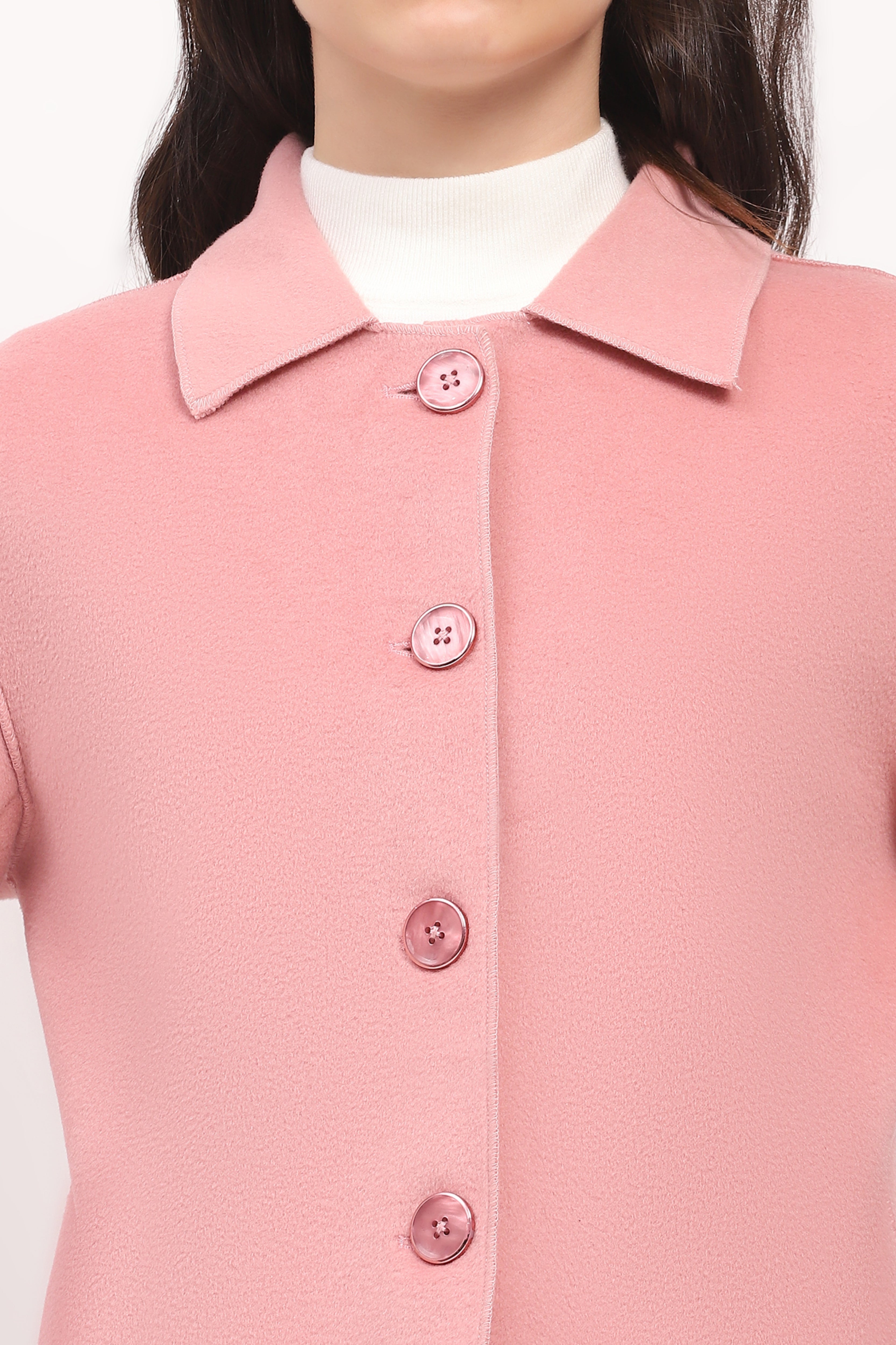 Lightweight Pink Winter Coat