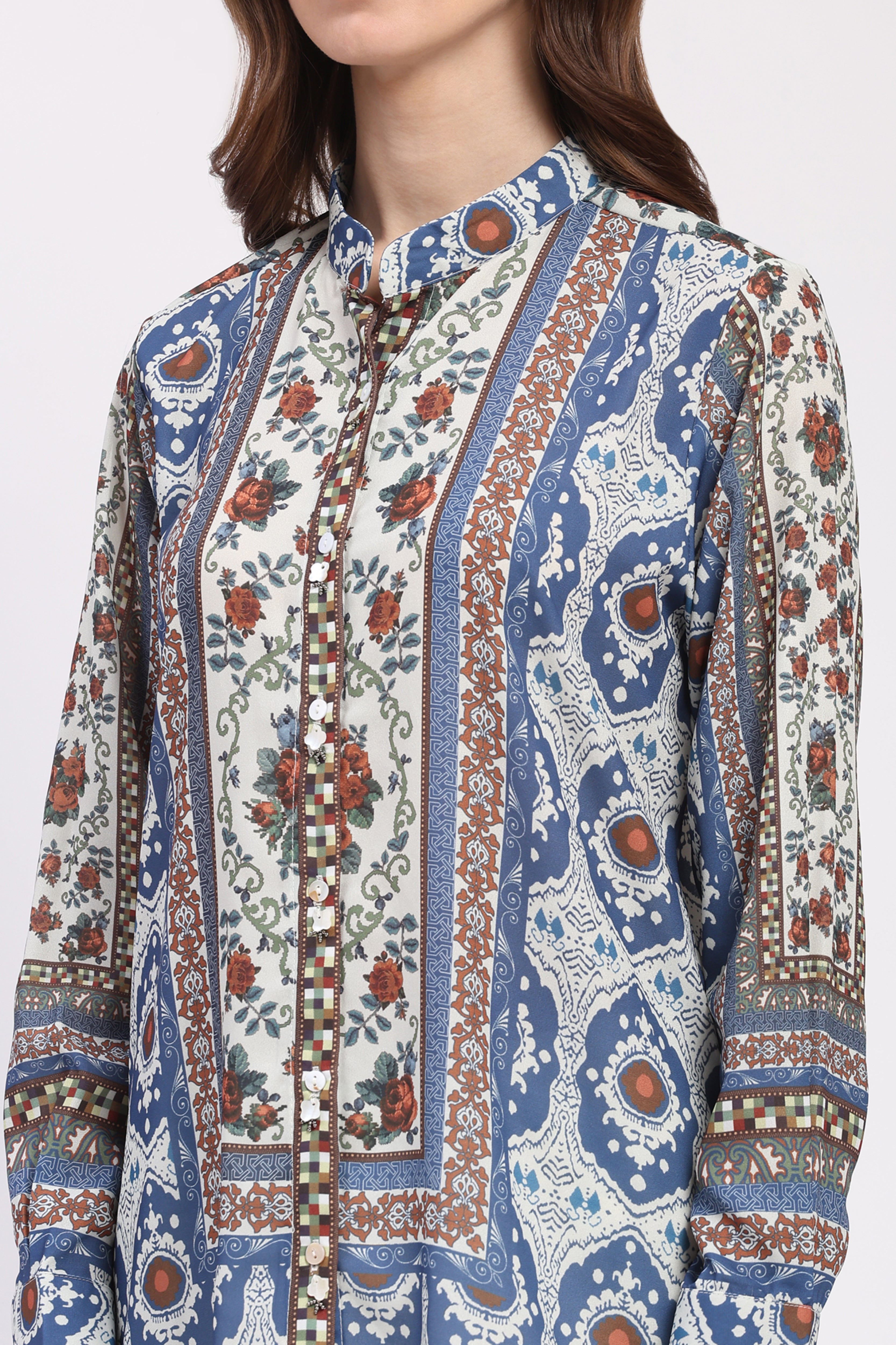 Multicolor Embellished Shirt