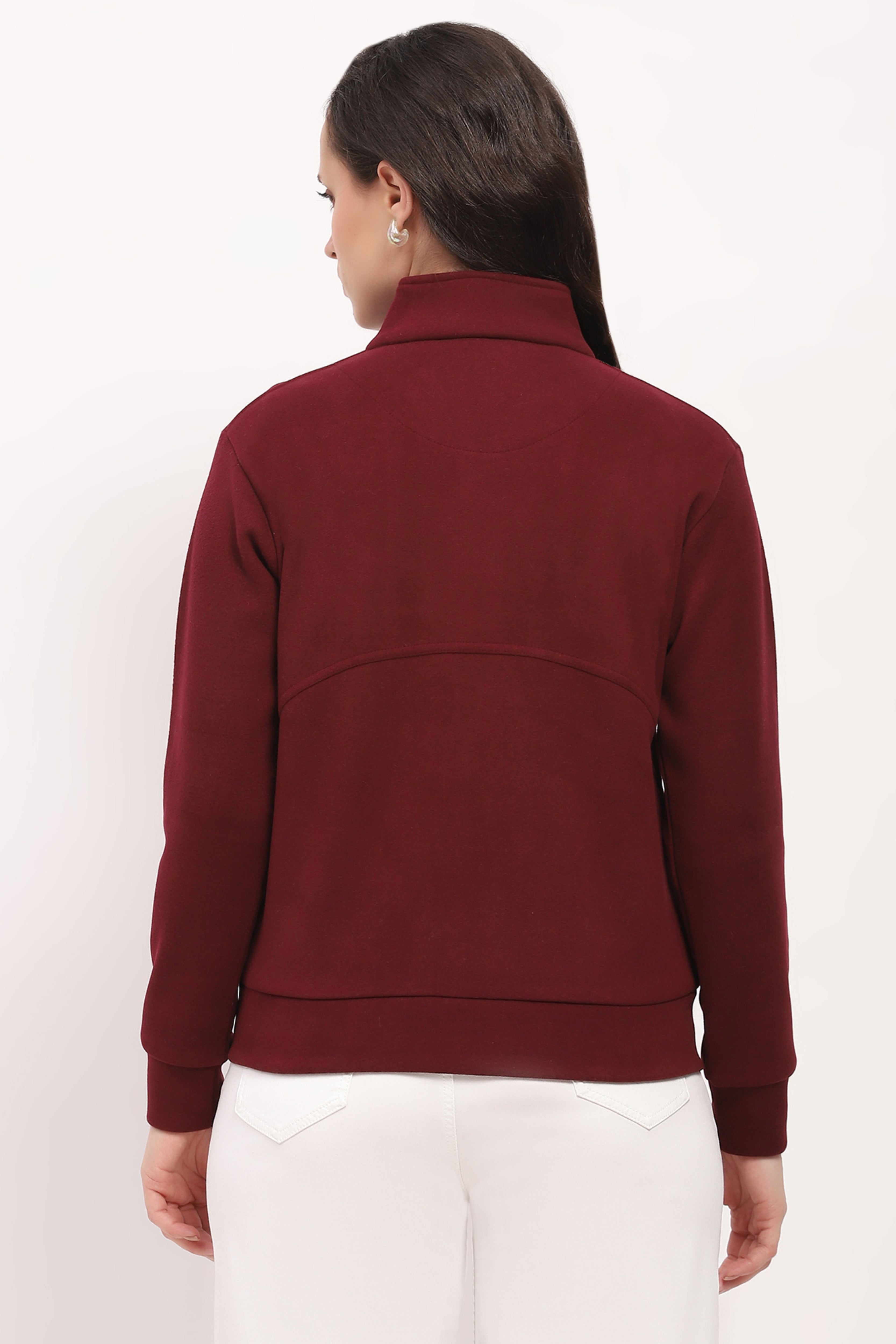 Maroon Luxe Jacket