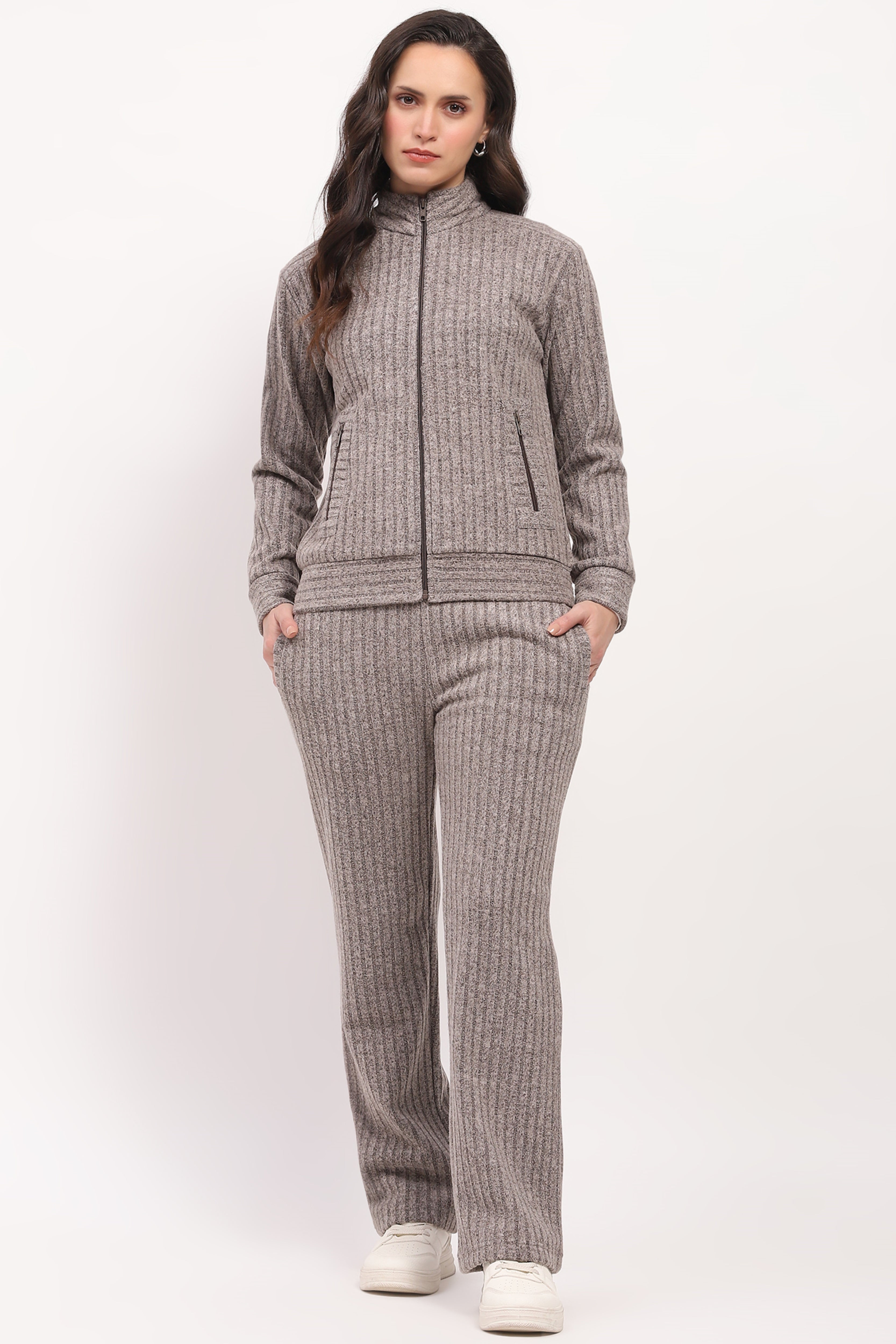 Brown Winter Tracksuit