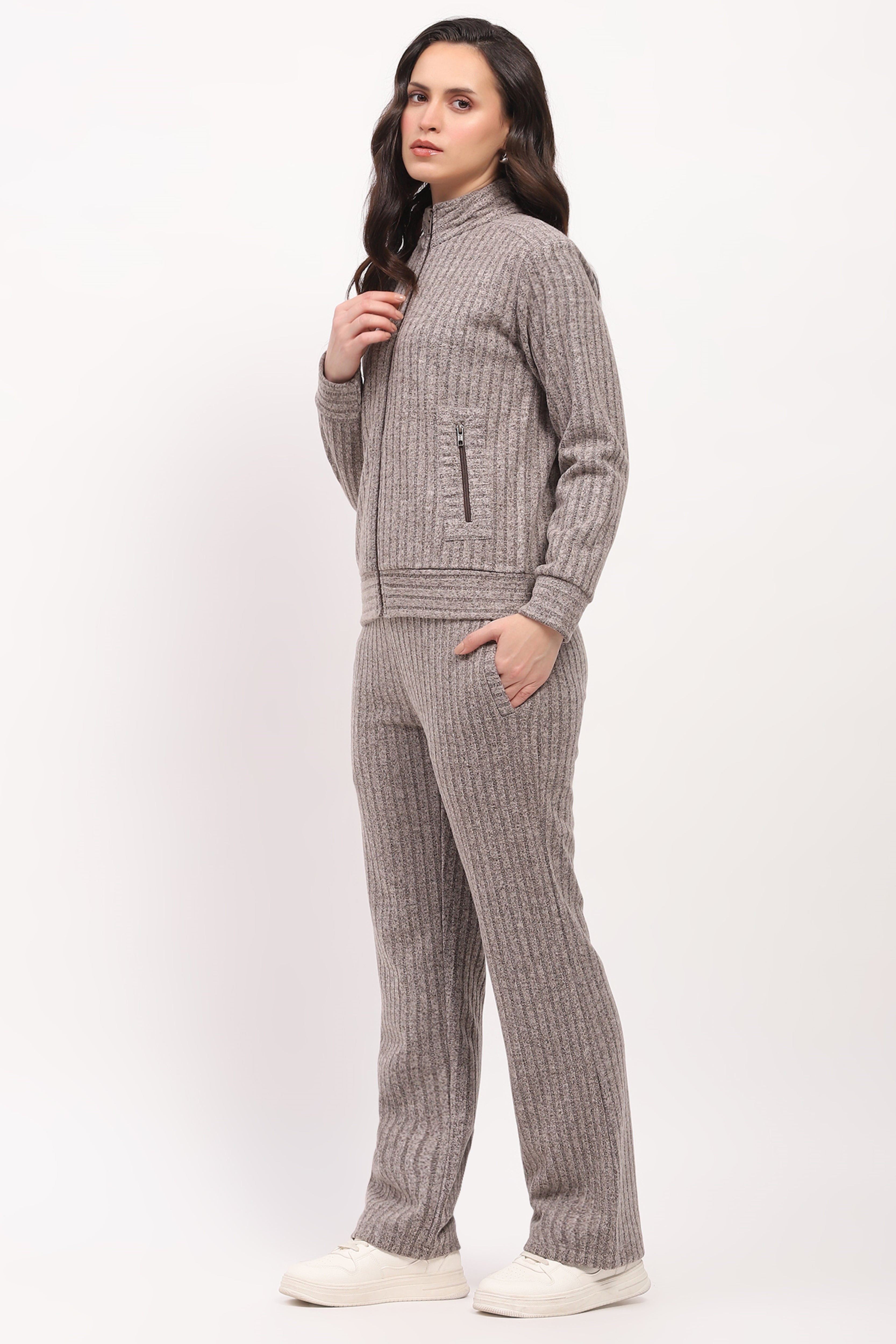 Brown Winter Tracksuit