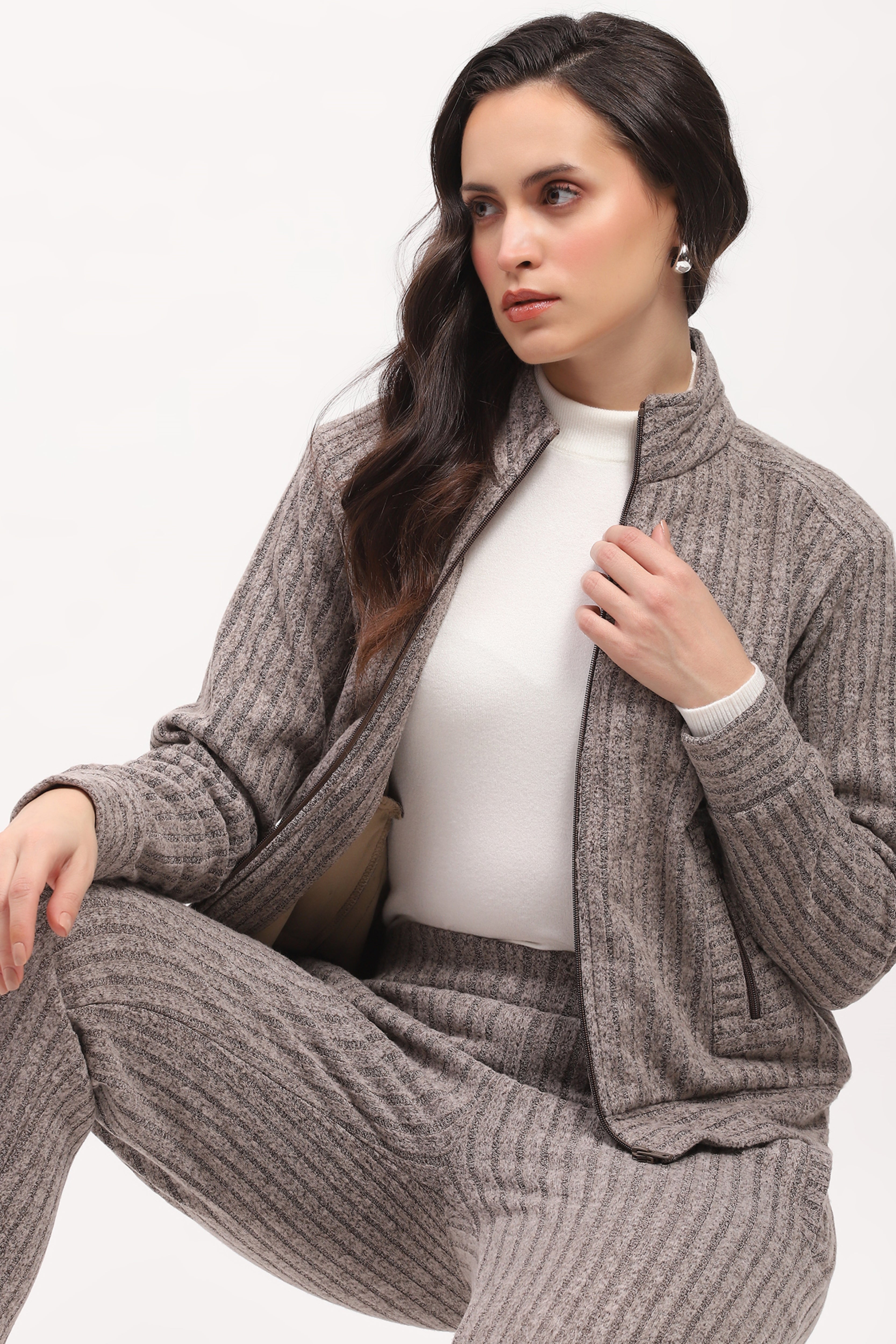 Brown Winter Tracksuit