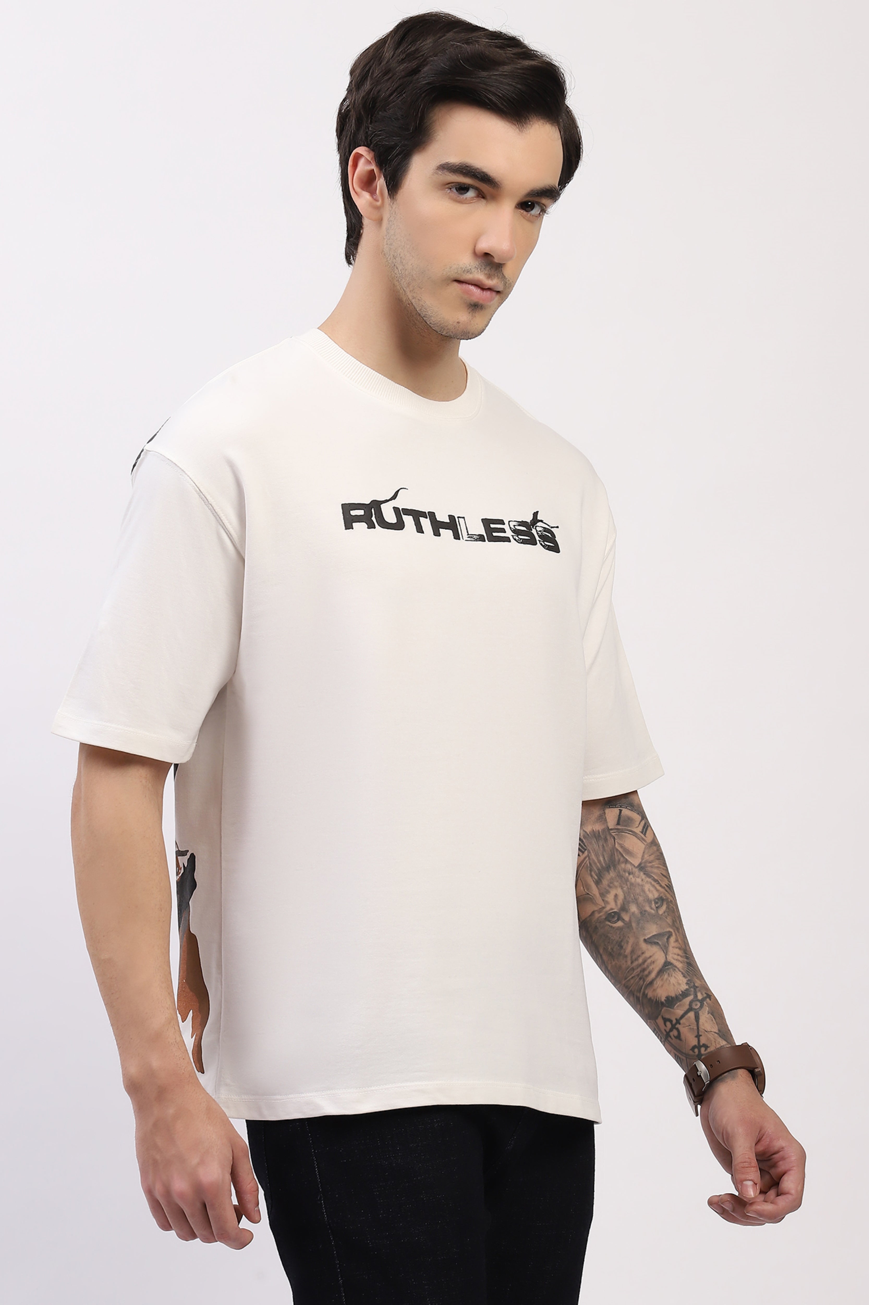 Off-White Oversized Animal Print T-Shirt
