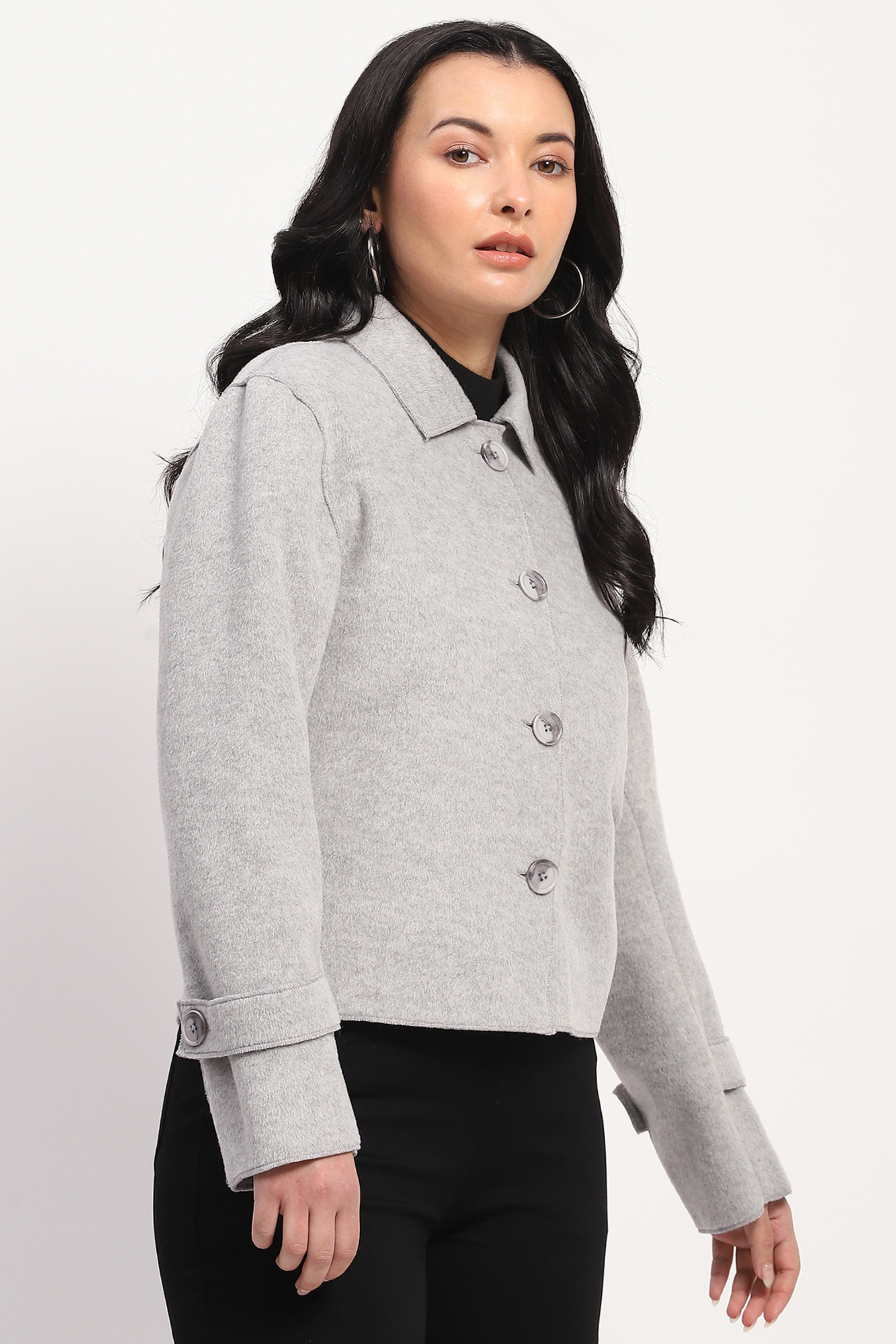 Lightweight Grey Winter Coat